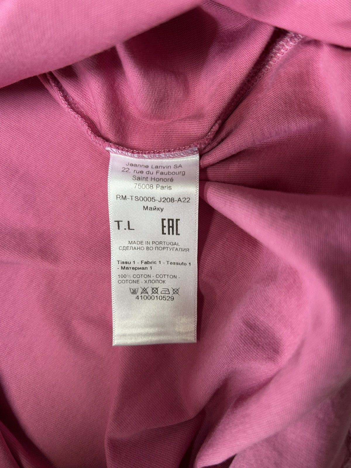 Lanvin Lanvin t-shirt Size US L / EU 52-54 / 3 - 5 Thumbnail