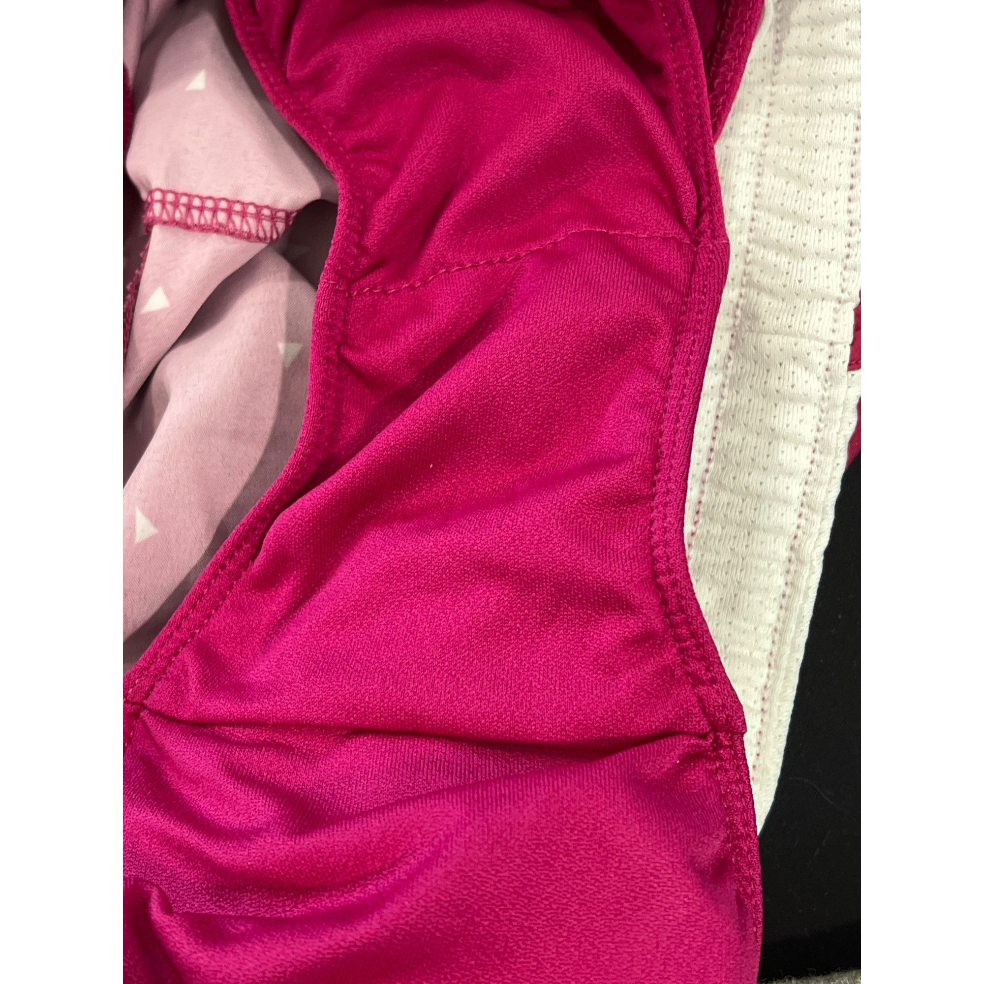 Nike Nike Dri-Fit Womens Running Shorts XS Magenta W/ Neon Accent Size 32" / US 10 / IT 46 - 6 Thumbnail