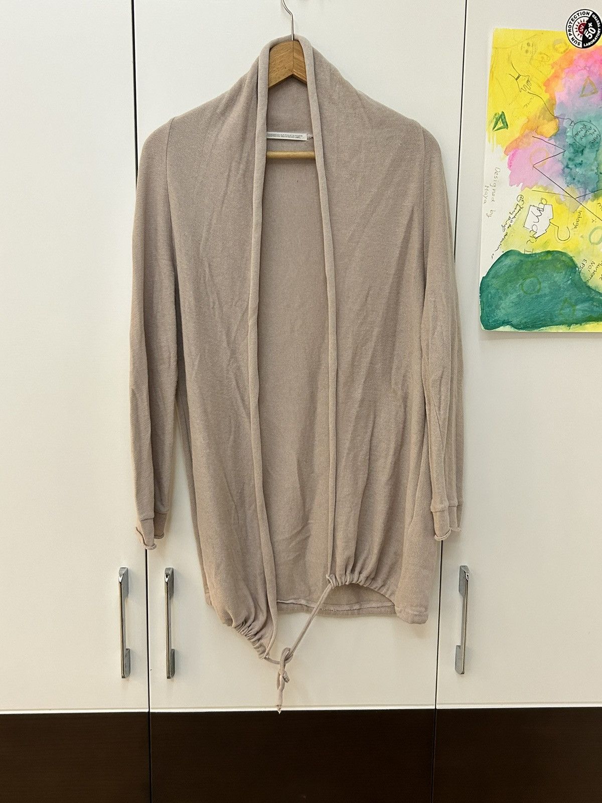 image of Y’S By Yohji Yamamoto Cardigan Top in Grey, Men's (Size Medium)
