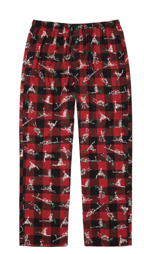 Hanes × Supreme Supreme Red Plaid Holiday Pajama Set Size Medium FW25 Size 32 - 3 Thumbnail