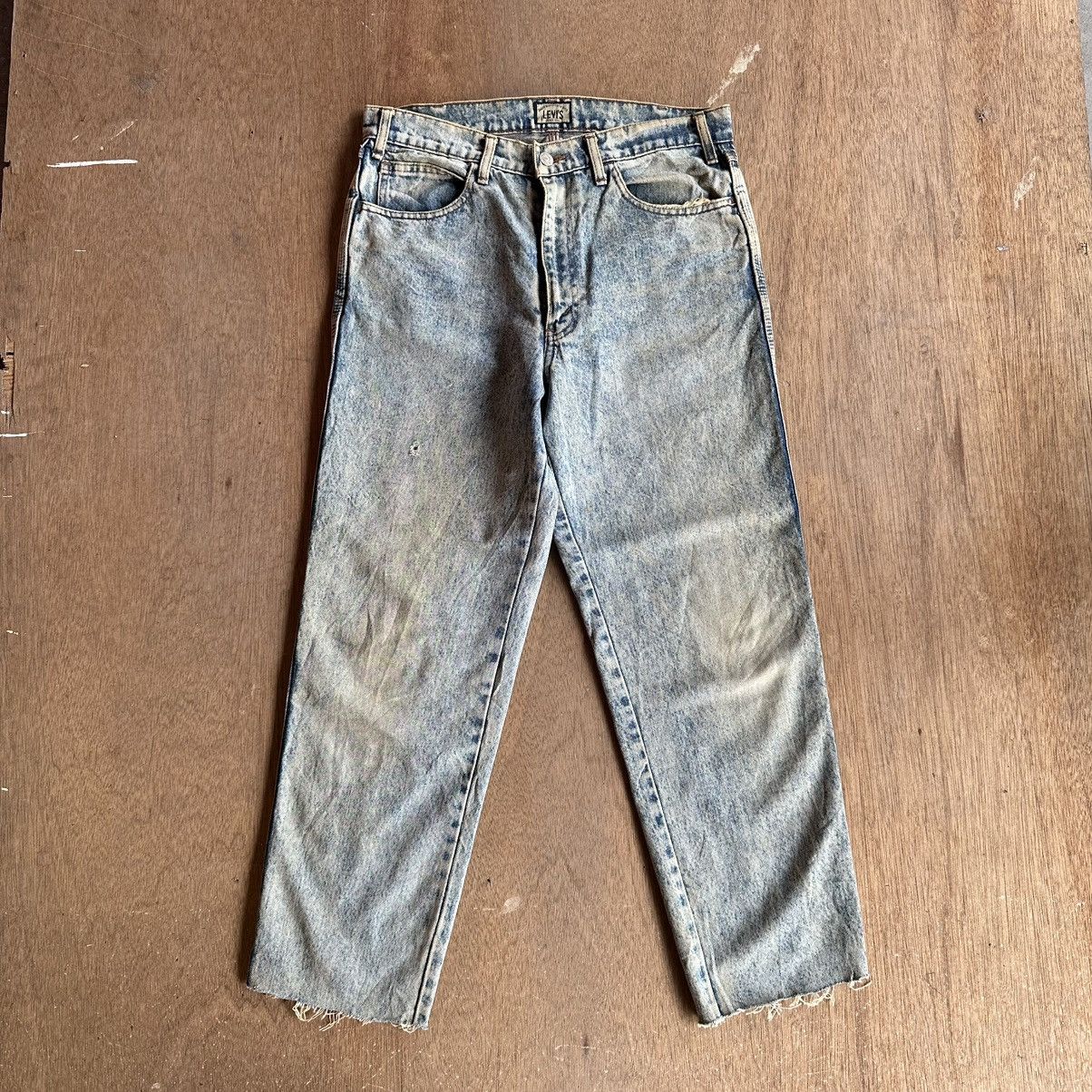 Levi's LEVI’S JEANS ACID WASH LEVIS J22 DENIM BAGGY PANTS Size US 32 / EU 48 - 1 Thumbnail