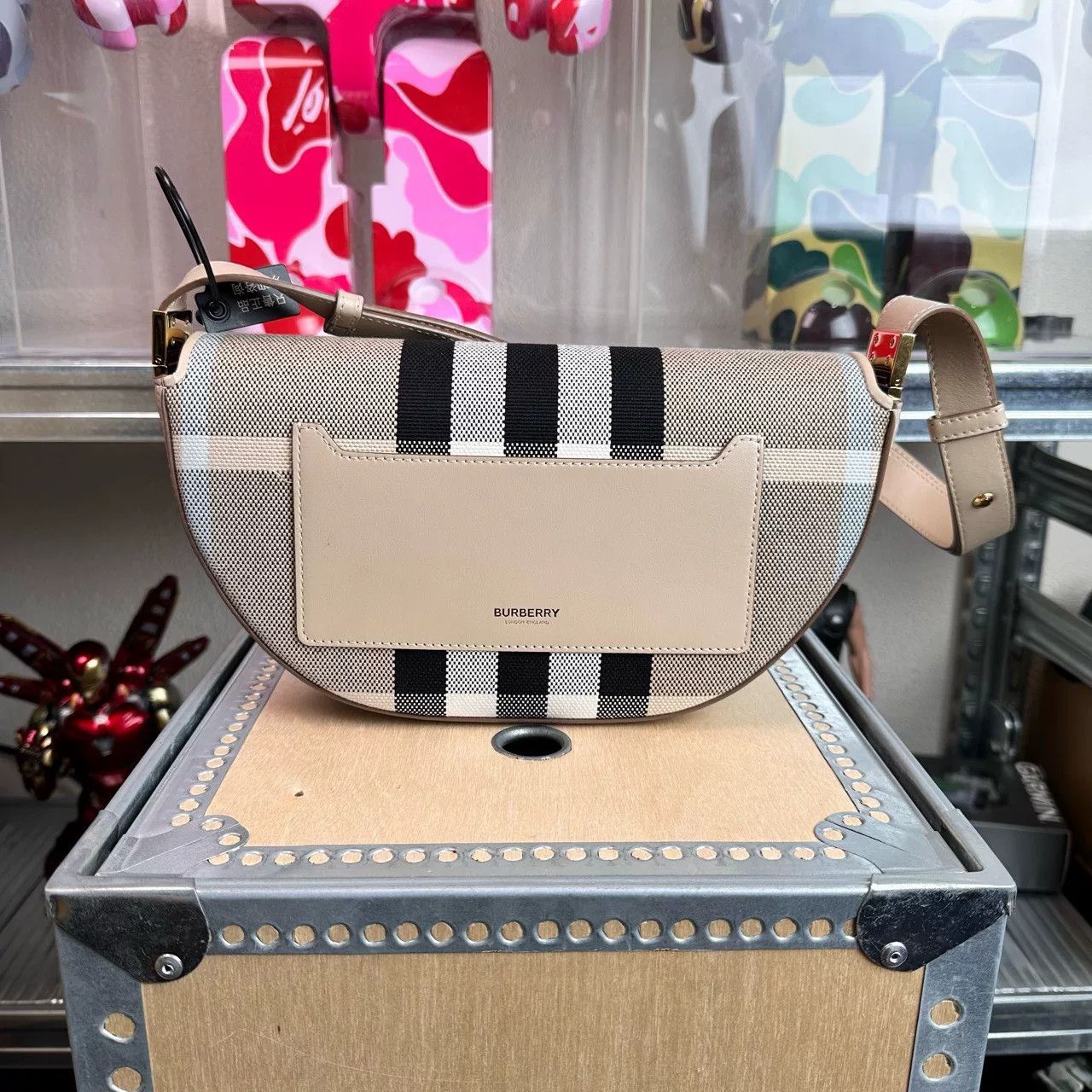 Burberry Burberry Olympia Check Shoulder Bag Size ONE SIZE - 1 Thumbnail