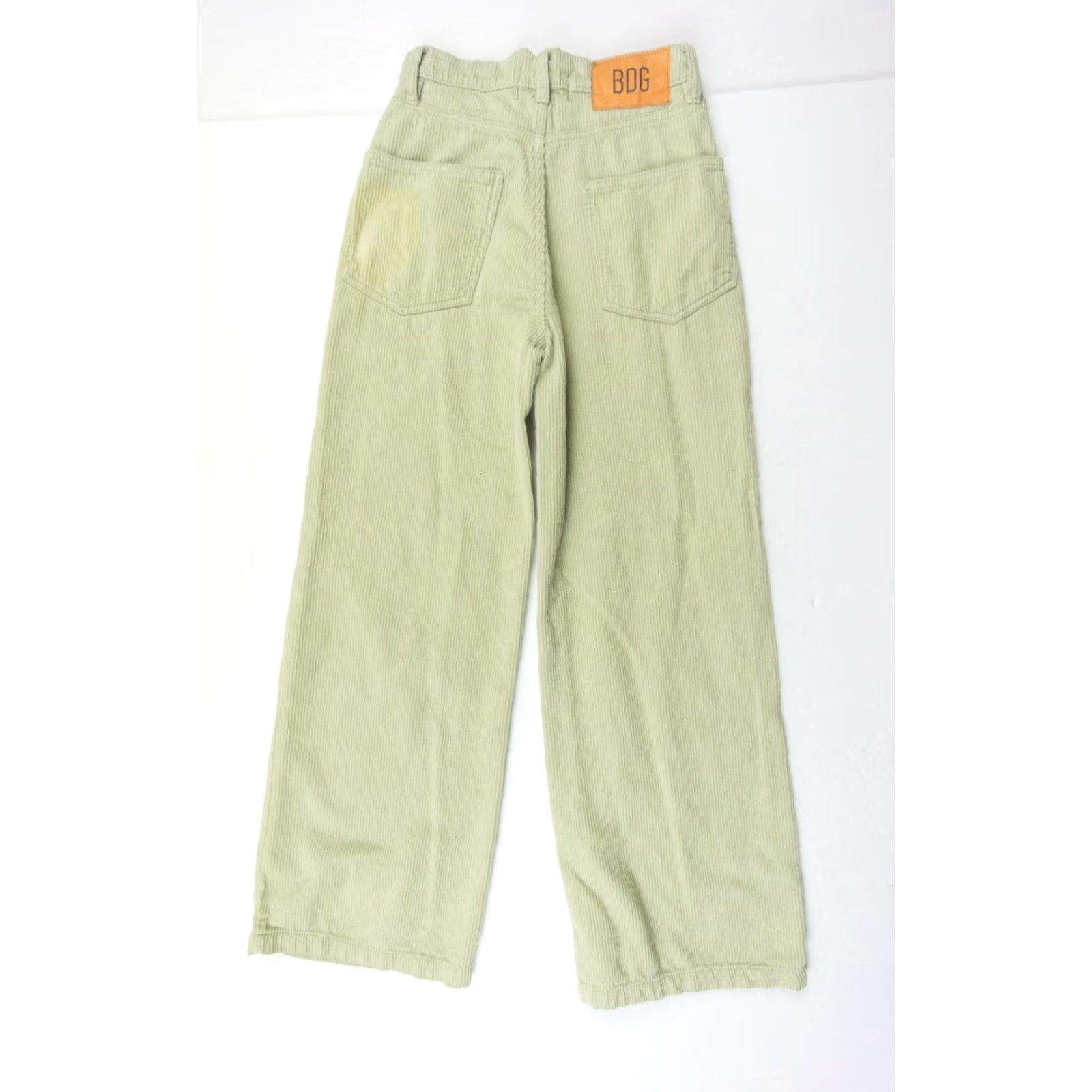 Bdg BDG Women's Corduroy Pants 24 Green Chino Straight Casual Size 42" / US 20 - 5 Thumbnail