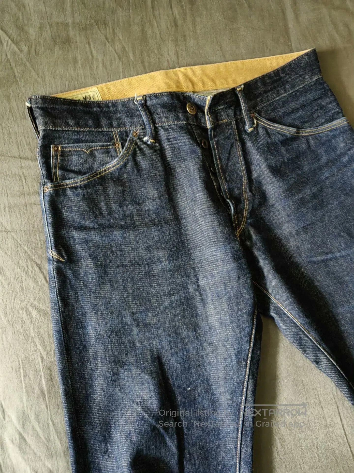 Rising Sun & Co. Rising Sun&Co 15oz Organic Selvedge Raw Jeans. Size US 32 / EU 48 - 2 Thumbnail