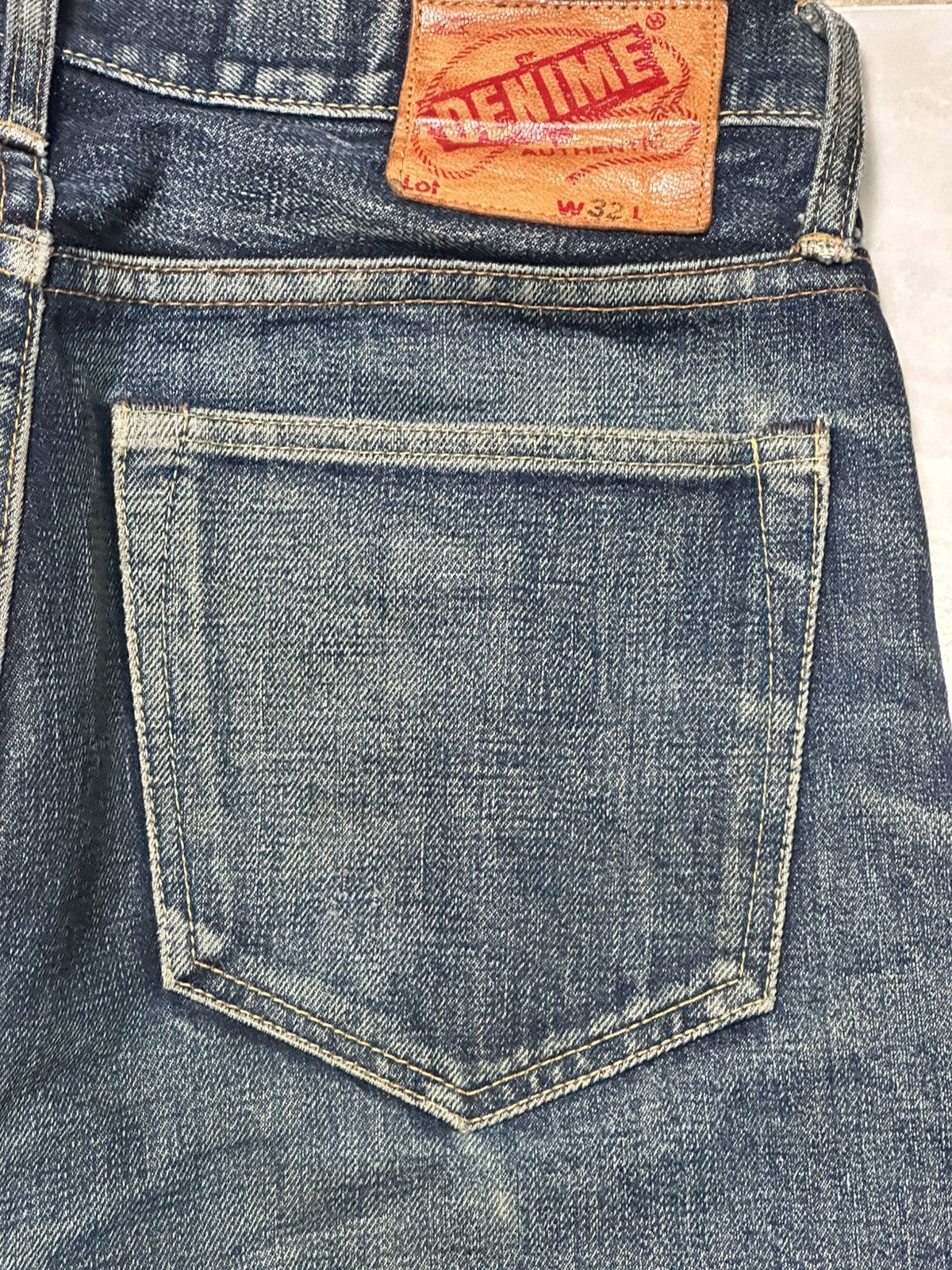 Denime Denime Vintage Selvedge Straight Loose With Faded Wash Size US 32 / EU 48 - 7 Thumbnail