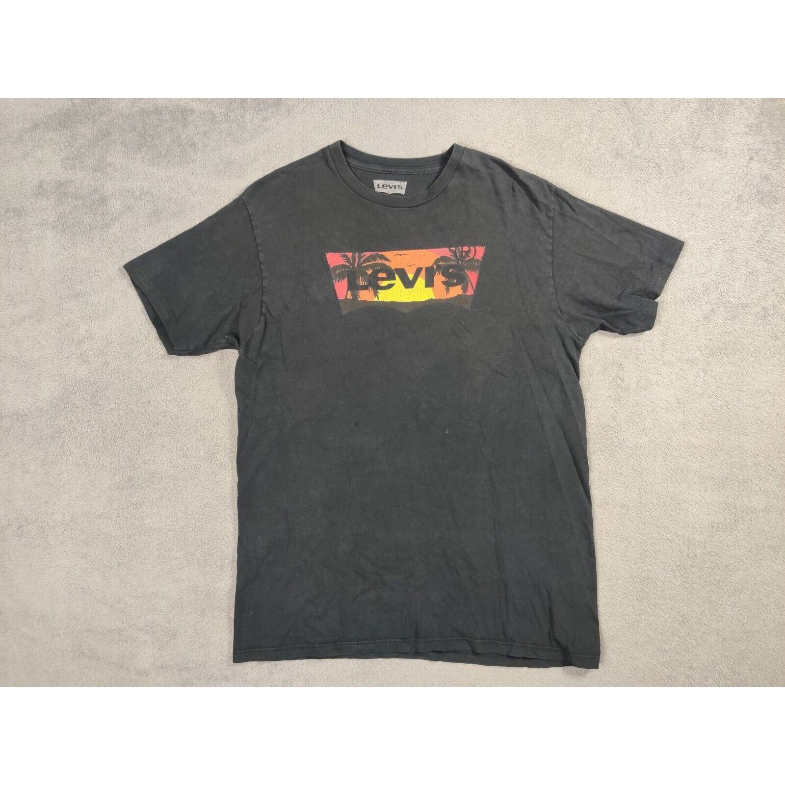Levi's Levi's Shirt Adult Mens Large Black Beach Box Logo Spell Out Size US L / EU 52-54 / 3 - 1 Thumbnail
