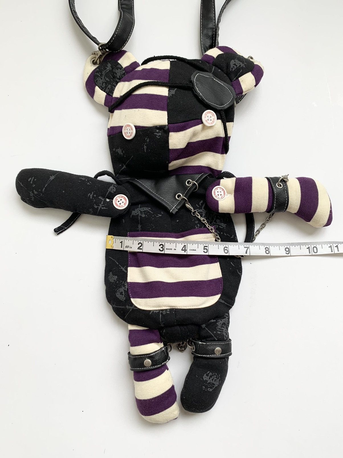 Japanese Brand Y2K Blood Storm Gothic Teddy Bear Bag Size ONE SIZE - 17 Thumbnail