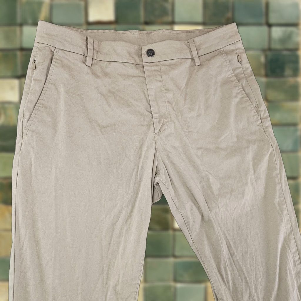 Vintage Birddogs Pants Mens 34x32 Chino Slim Built-in Liner Comfort Casual Khaki Beige 5-Pocket Pockets Zip Fly Logo Mens Size US 34 / EU 50 - 1 Thumbnail
