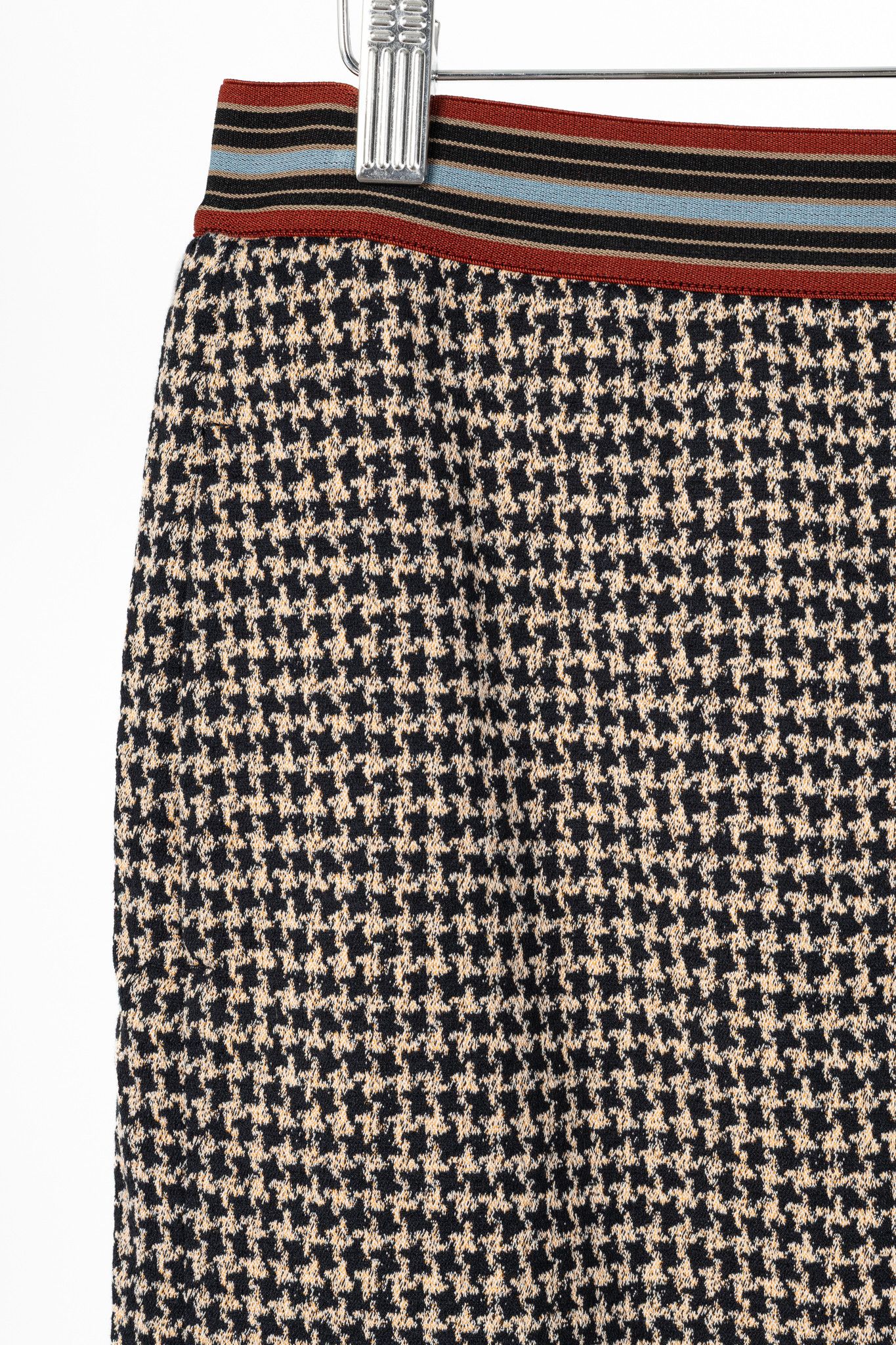 Luisa Cerano Luisa Cerano Houndstooth Checked Pull-On Pencil Skirt Size 30" / US 8 / IT 44 - 4 Thumbnail