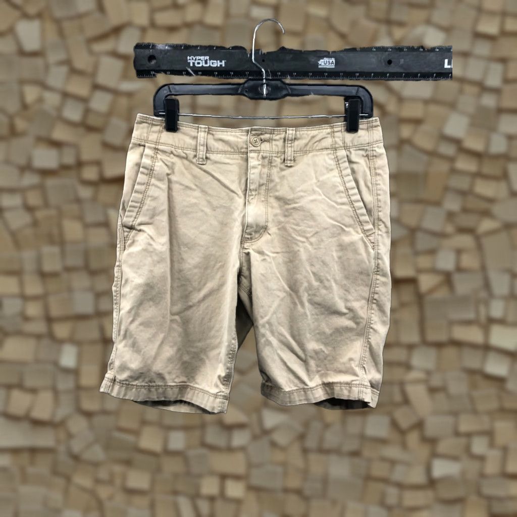 Old Navy Old Navy Chino Shorts Mens Size 29 Mid Rise Medium Wash Beige Size US 29 - 1 Thumbnail