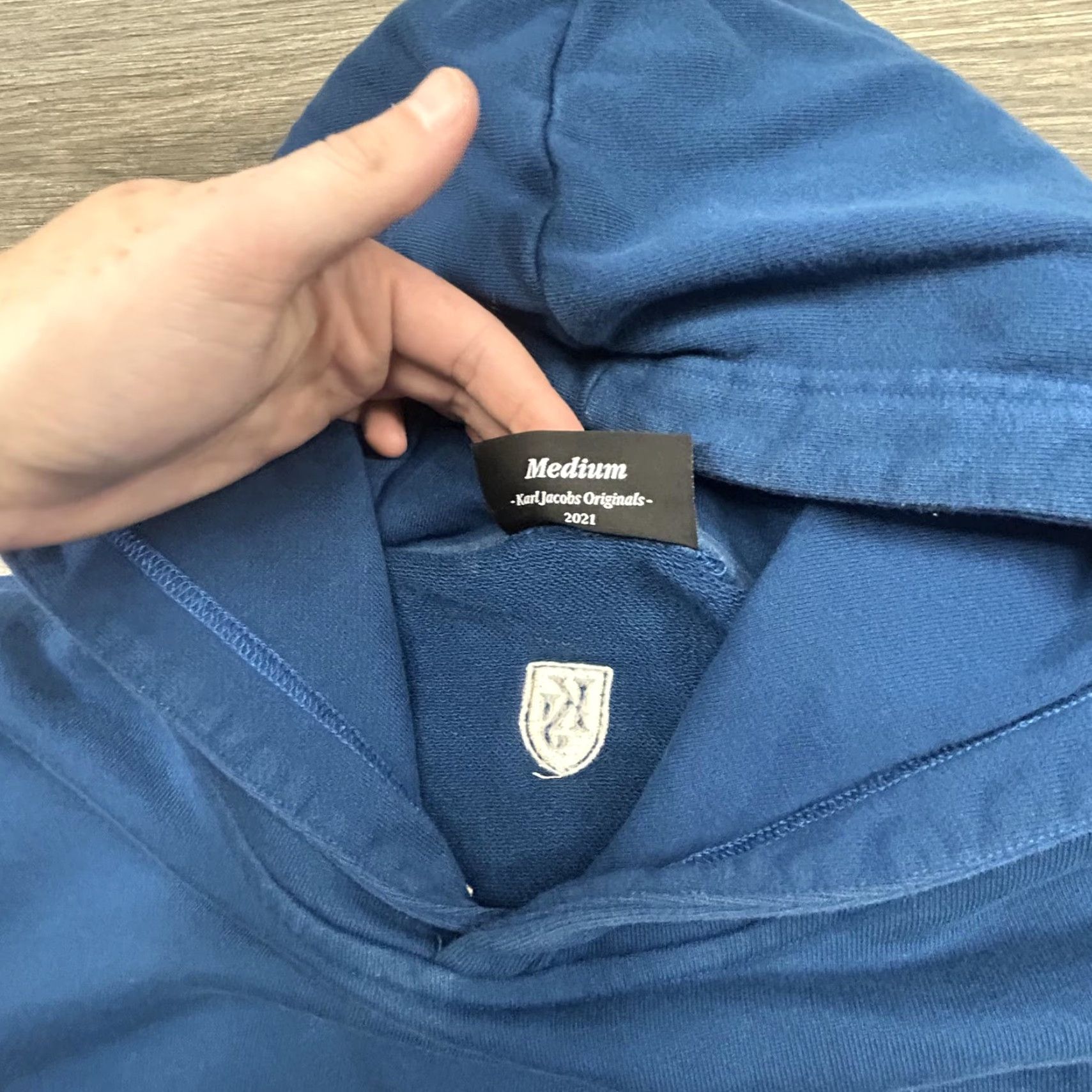 Vintage Karl Jacobs Hoodie Mens Medium Official Staff Pullover Books & Board Games 2021 Blue Graphic Print Logo Size US M / EU 48-50 / 2 - 6 Thumbnail