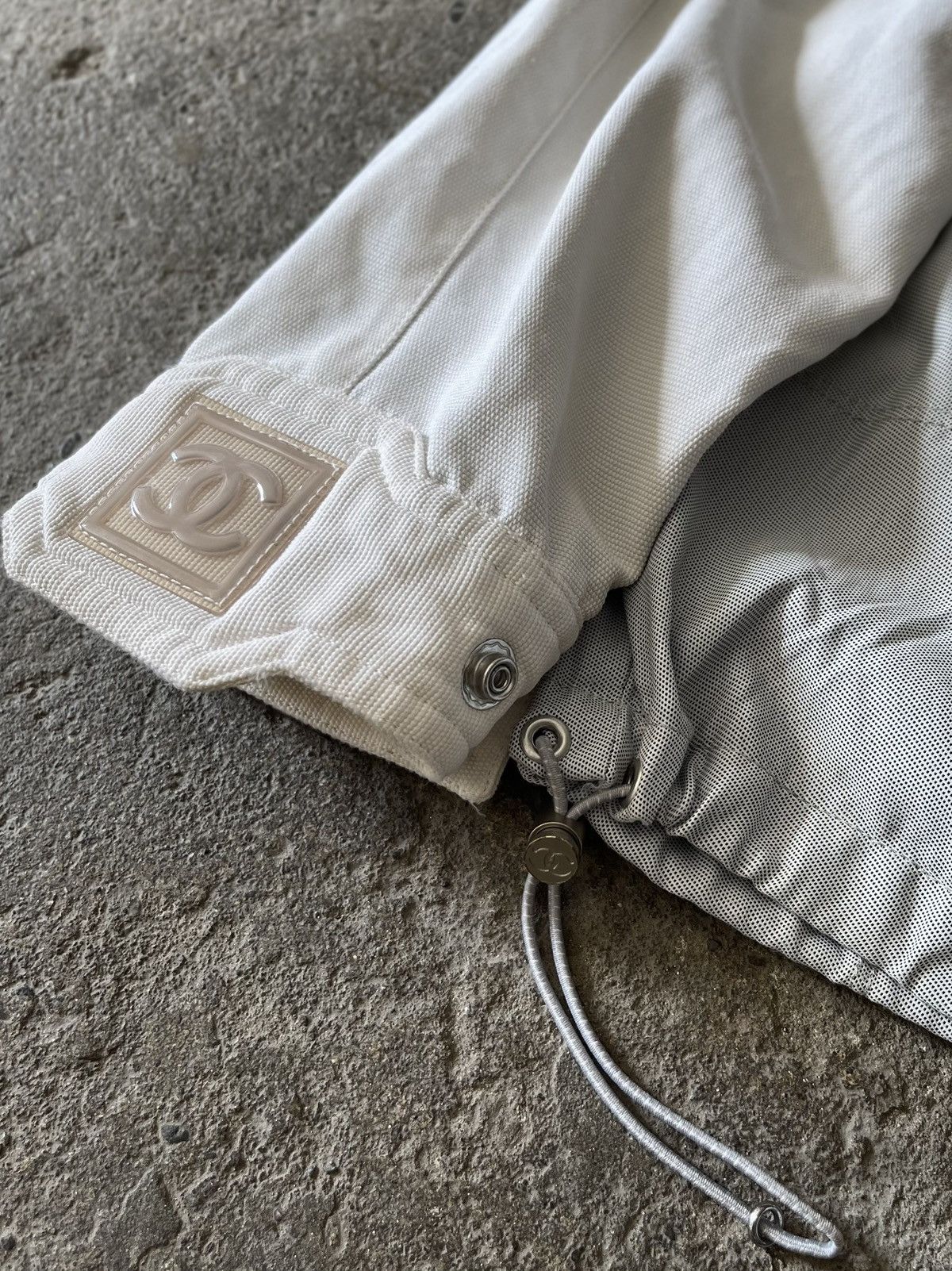 Chanel Chanel Sports - Karl Lagerfeld - 2000’s -Nylon Track Jacket Size XXS / US 00 / IT 34 - 7 Thumbnail