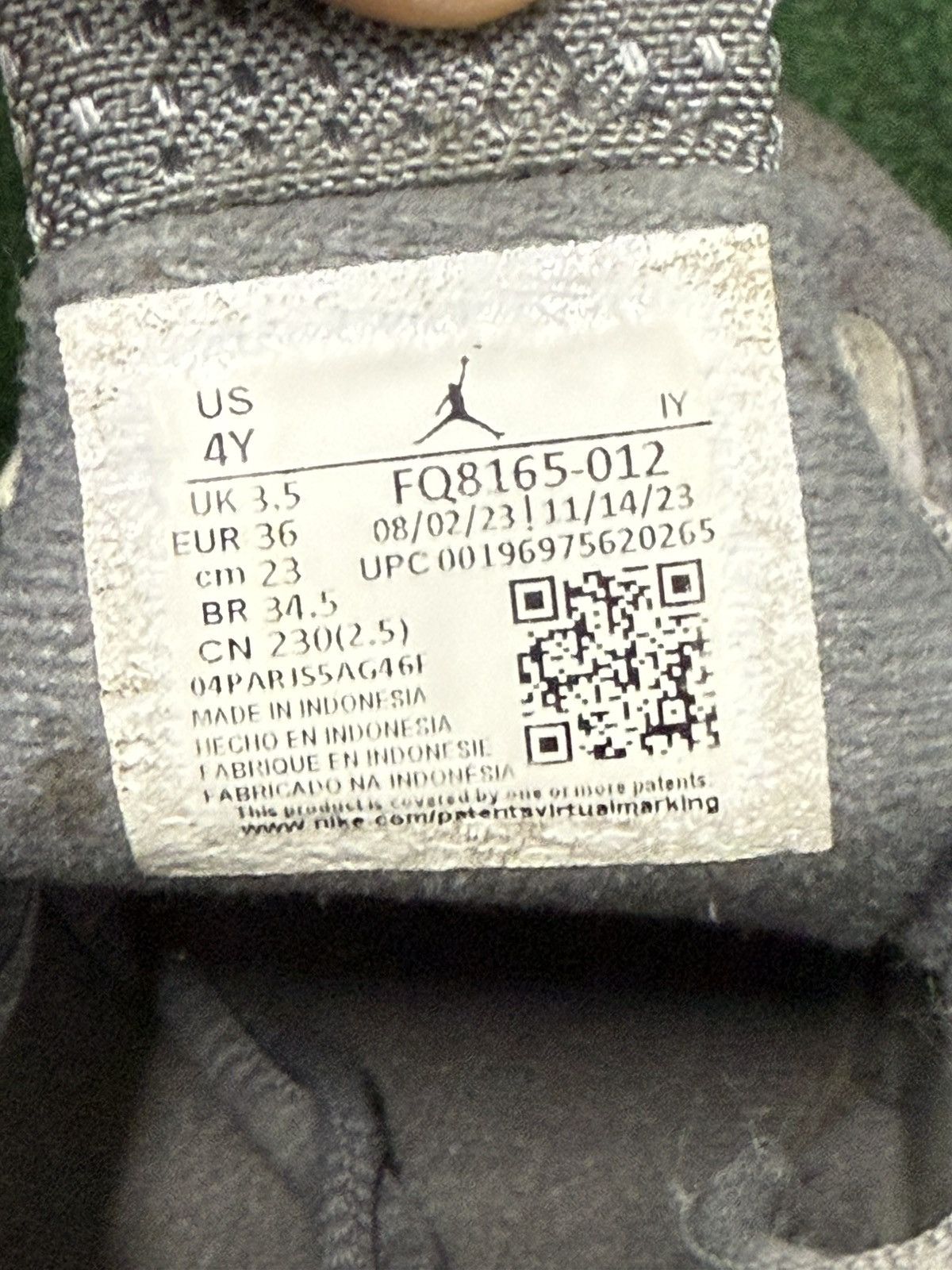 Jordan Brand Air Jordan 14 Flint Grey GS fq8165-012 Size US 5.5 / IT 35.5 - 6 Thumbnail