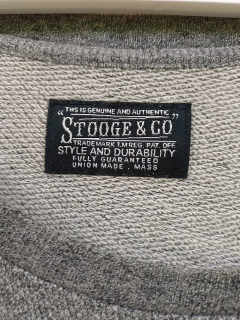 Japanese Brand Vintage Stooge & Co Rough Knitted Crew Neck Tee Size US M / EU 48-50 / 2 - 6 Thumbnail