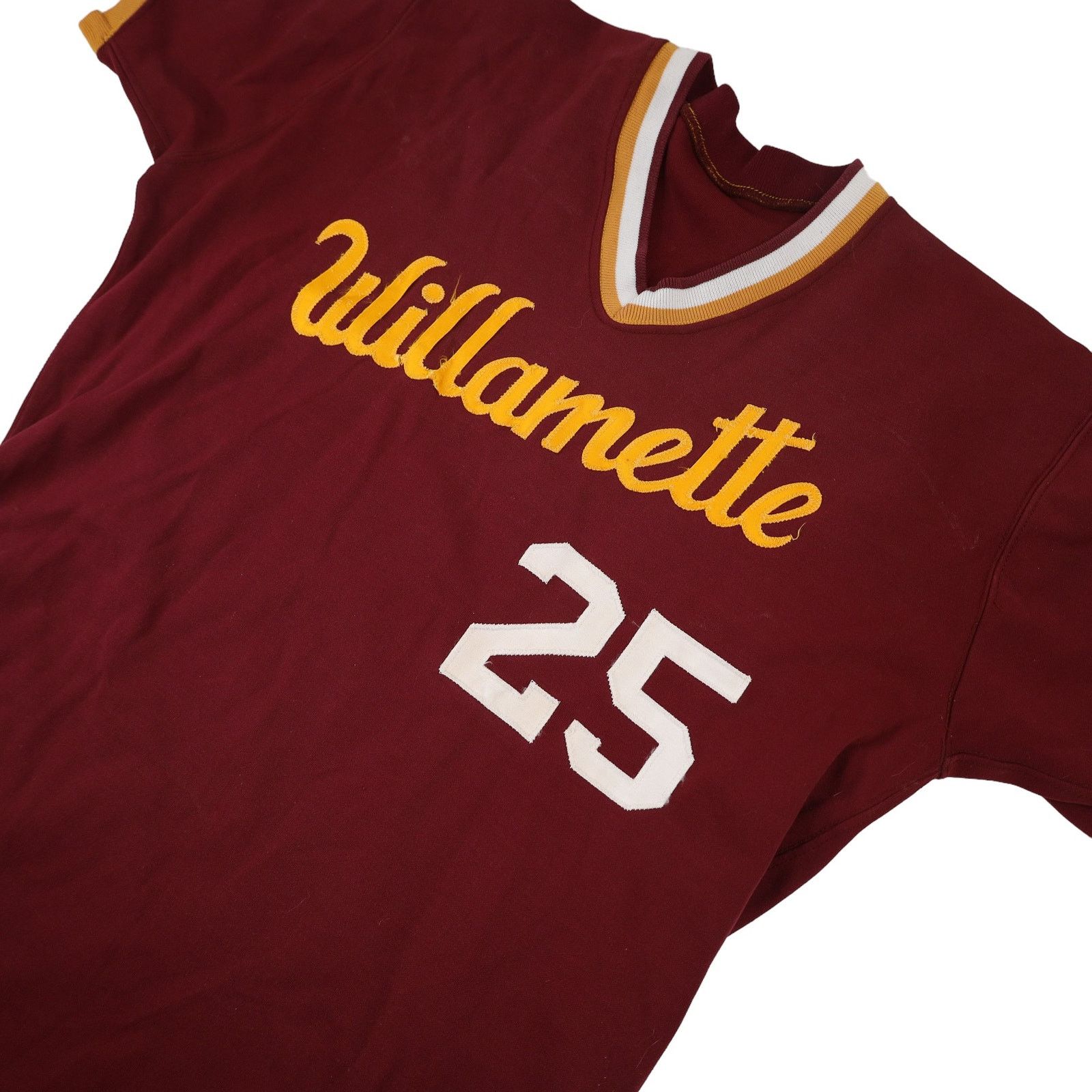 Russell Athletic × Vintage Vintage Russell Athletics Willamette Script All Sewn Jersey Size US L / EU 52-54 / 3 - 2 Thumbnail