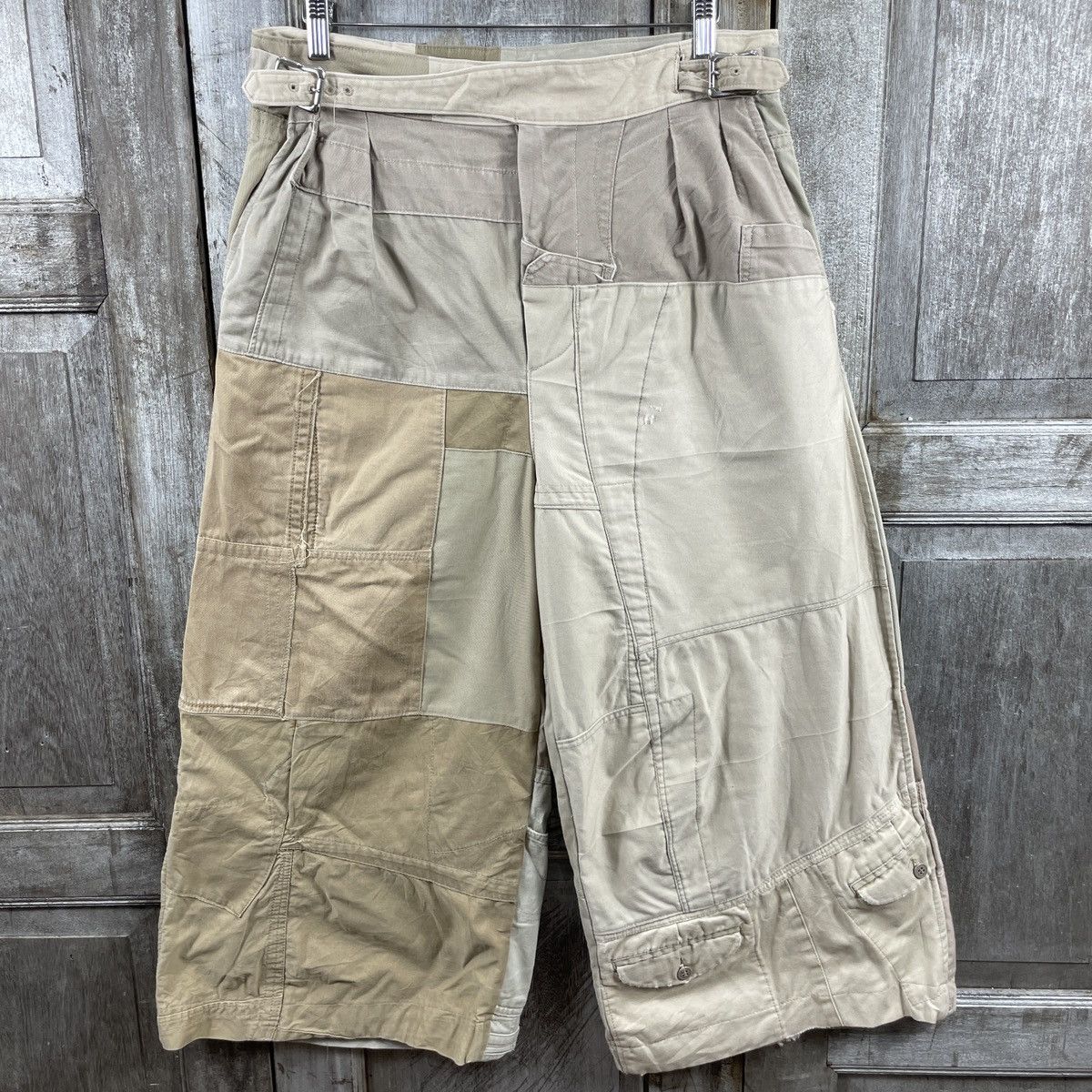 Needles Tactical Patchwork Wide Leg Baggy Pants
