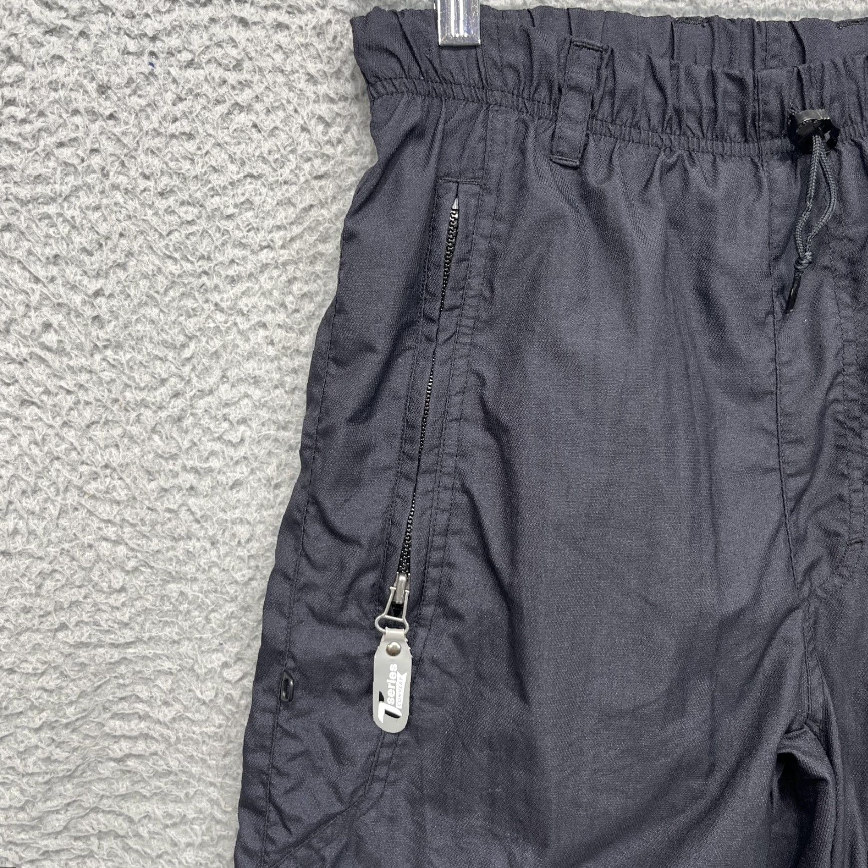 Vintage Columbia Convert Snow Pants Mens Medium Black Nylon Ski Lined Zip Pockets Size US 31 - 3 Thumbnail