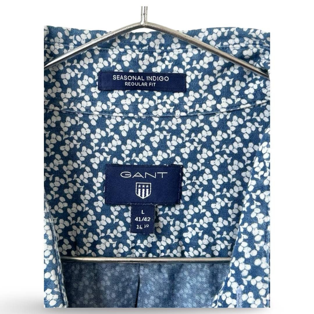 Gant Gant indigo shirt #639 Size US L / EU 52-54 / 3 - 2 Thumbnail