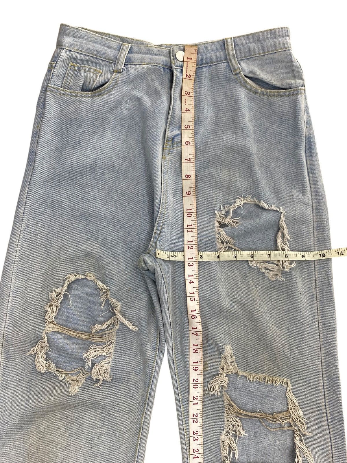 Japanese Brand Japanese Brand Distressed Style Light Jeans Size US 28 / EU 44 - 10 Thumbnail