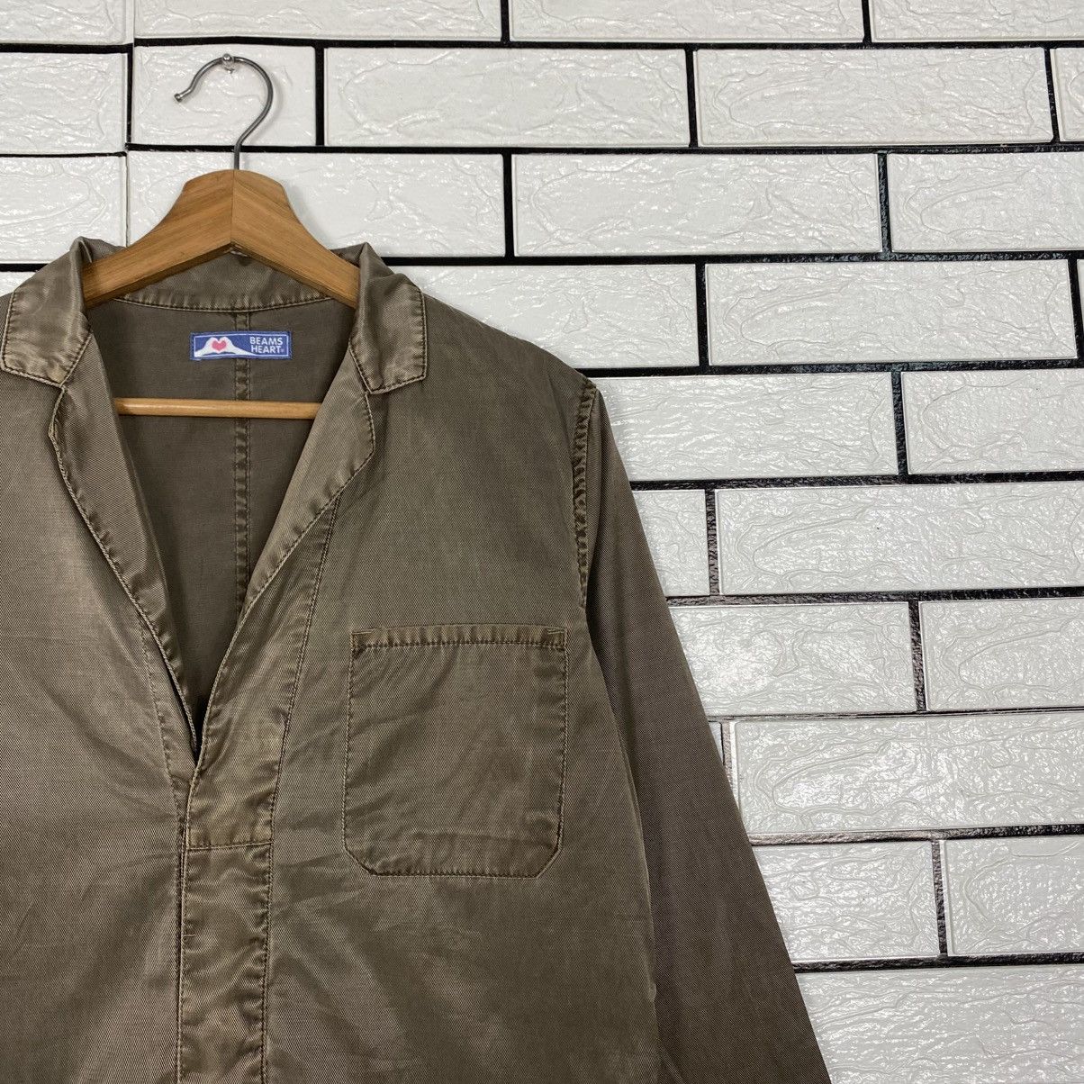 Beams Japan 📌Vintage Chore Work Jacket Beams Heart Issey Miyake Size US M / EU 48-50 / 2 - 7 Thumbnail
