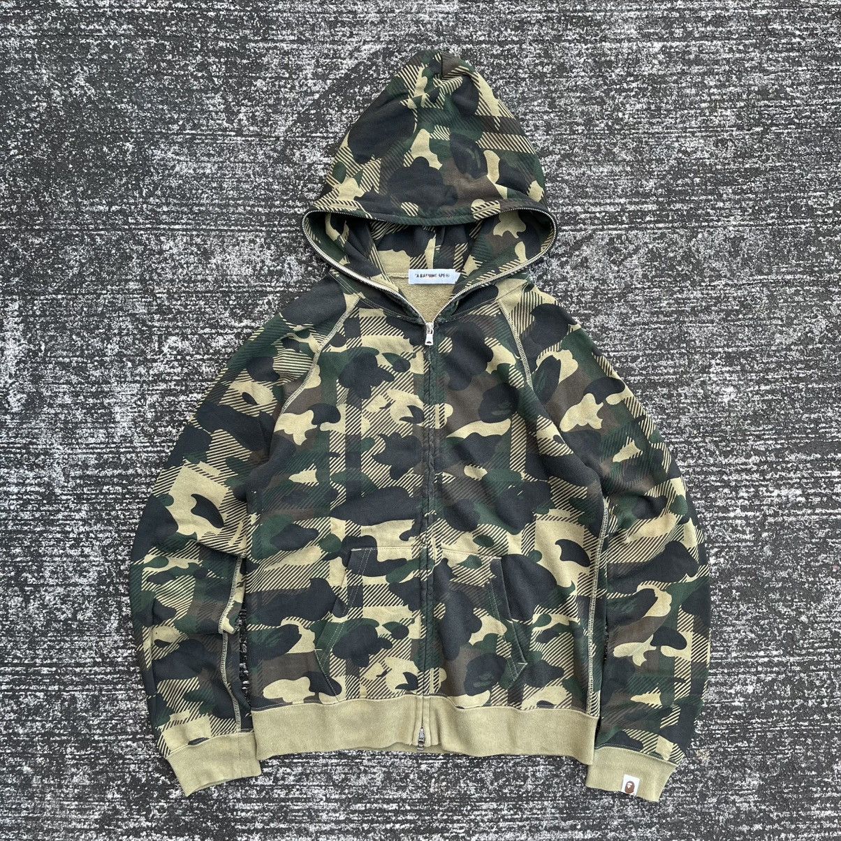 Bape A Bathing Ape Check 1st camo Full zip hoodie Size S / US 4 / IT 40 - 3 Thumbnail