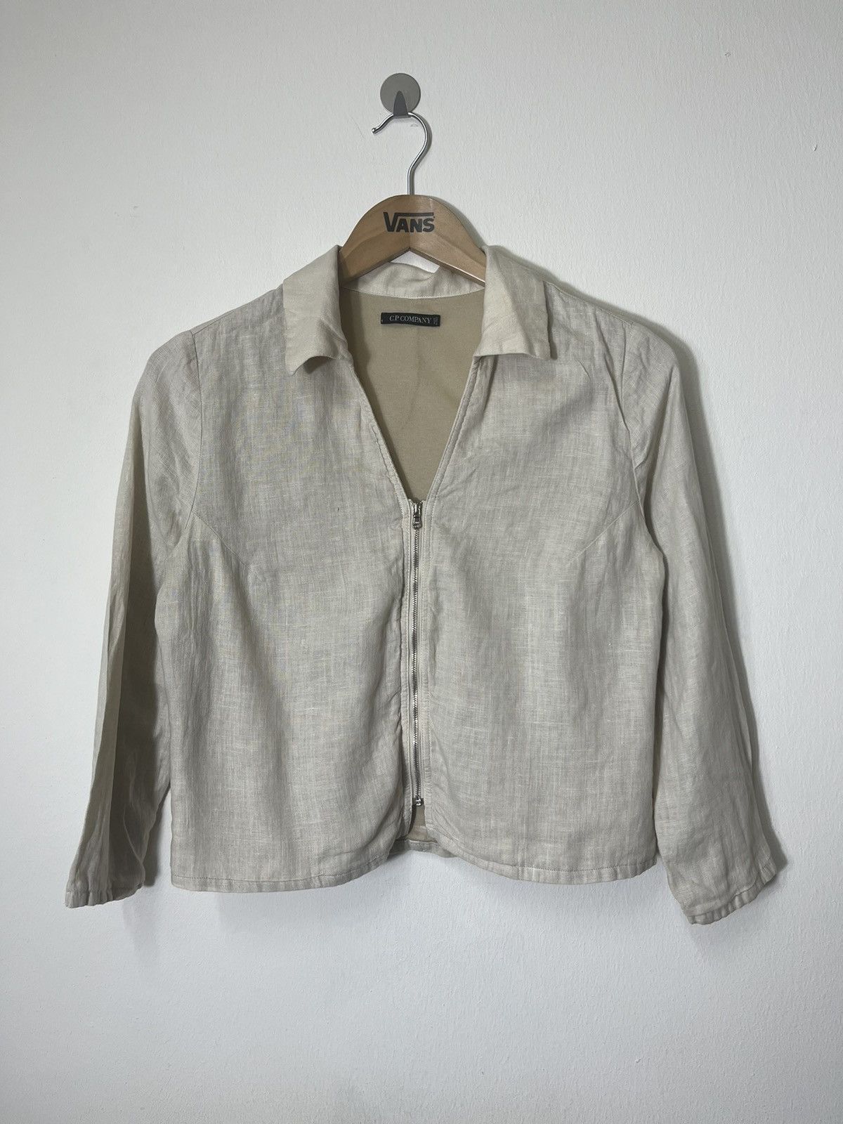 C.P. Company C.P. Company Light Crop Linen Blazer Size S / US 4 / IT 40 - 9 Thumbnail