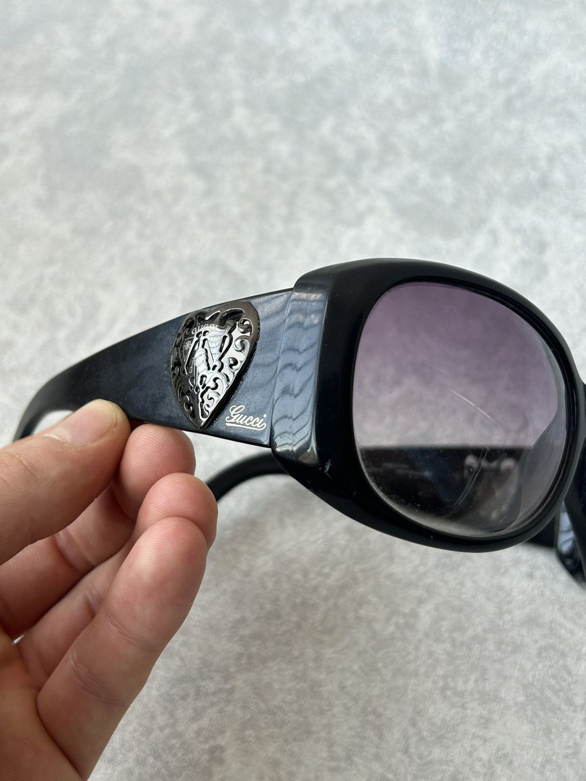 Gucci Gucci GG3057S Heart Logo Sunglasses Size ONE SIZE - 5 Thumbnail