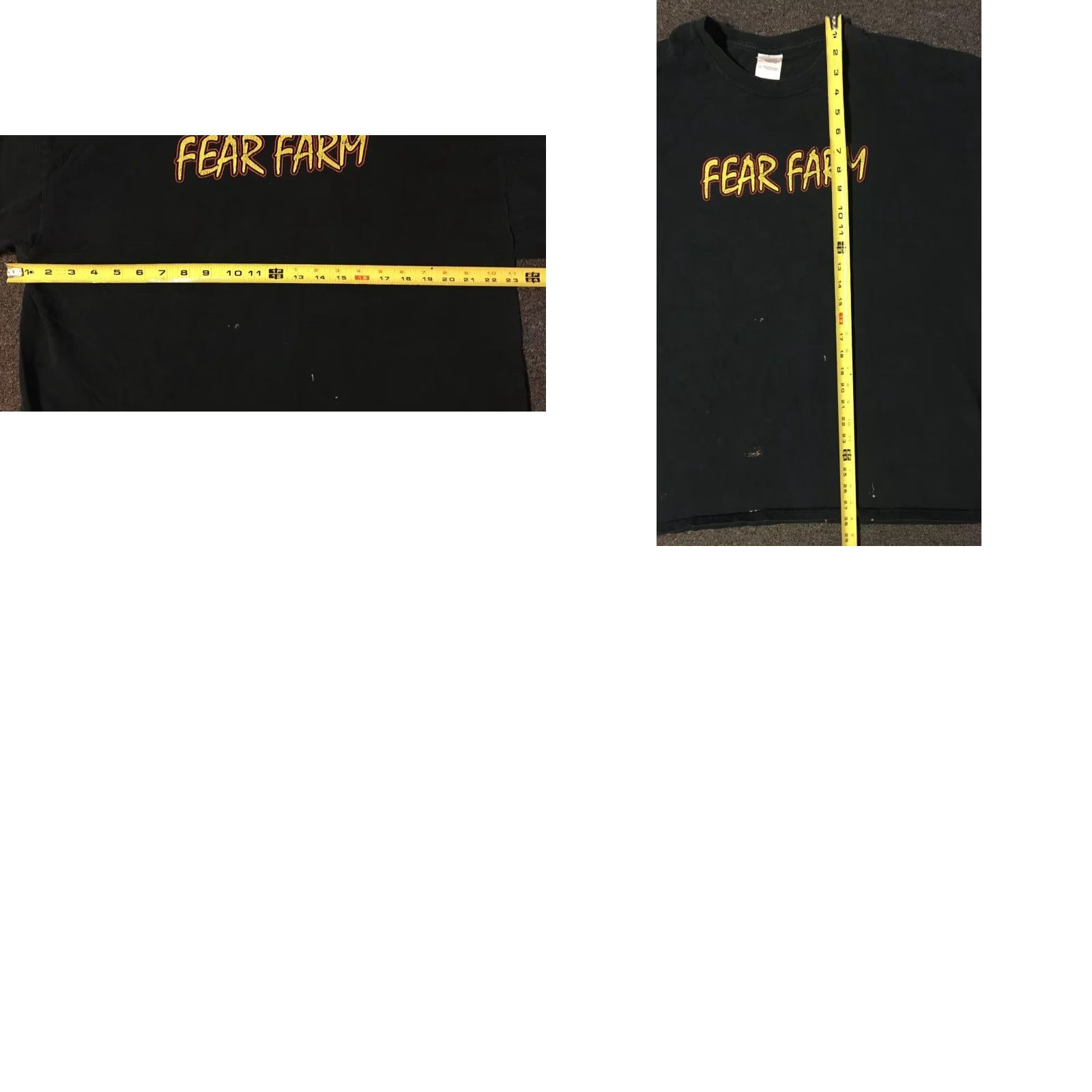 Vintage VINTAGE Fear Farm Haunted House Clowns Shirt XL Black Grunge 90s 80s ICP Juggalo Size US XL / EU 56 / 4 - 8 Thumbnail