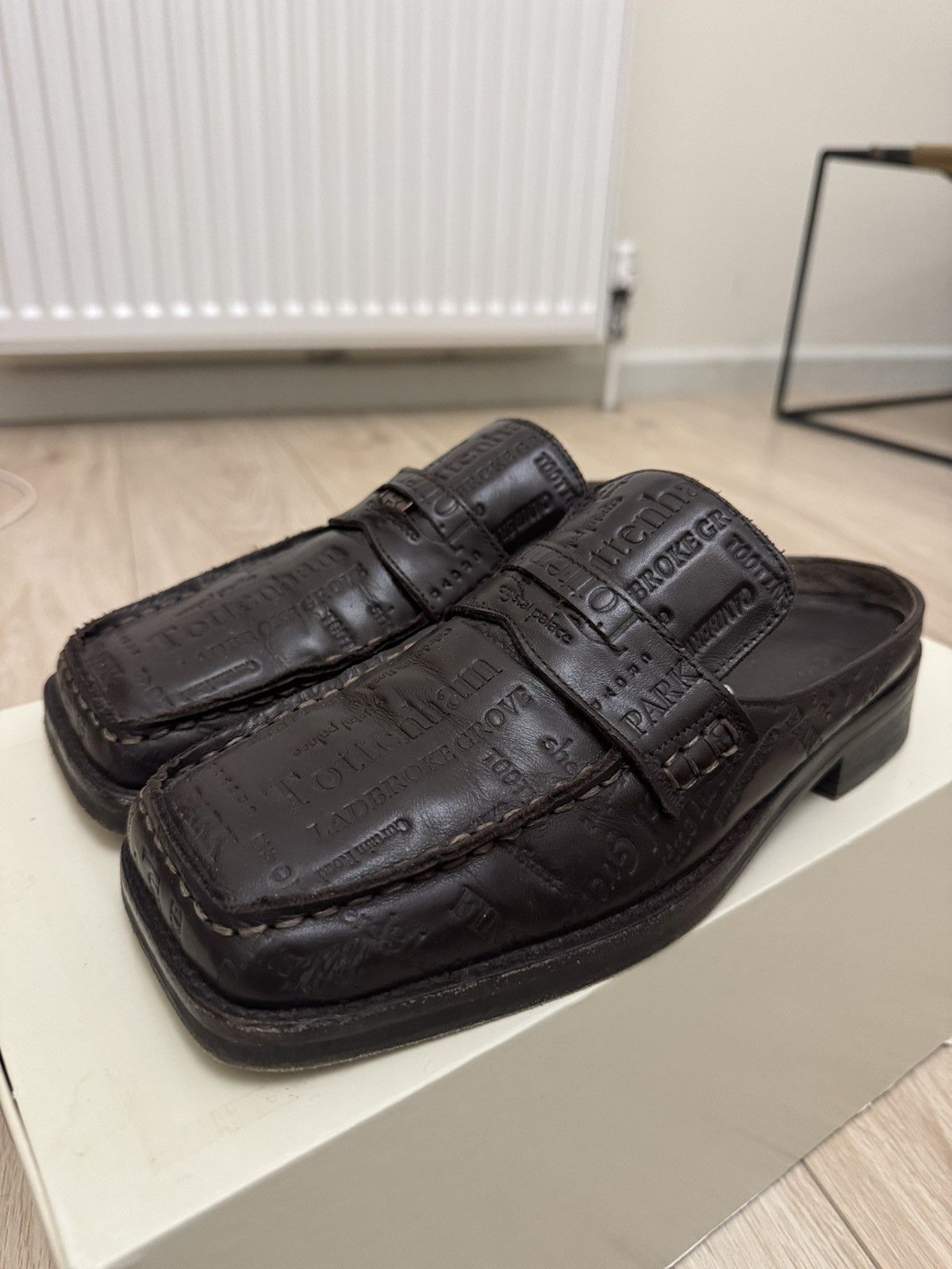 Martine Rose Martine Rose Embossed Loafers - Brown Size US 6 / EU 39 - 1 Thumbnail