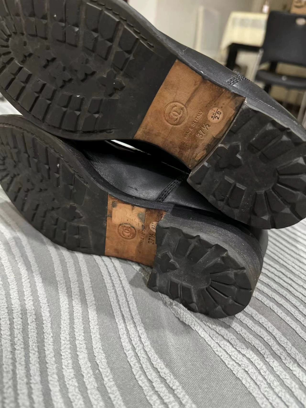 Chanel Chanel Women's 37.5 Boots Size US 7 / IT 37 - 3 Thumbnail