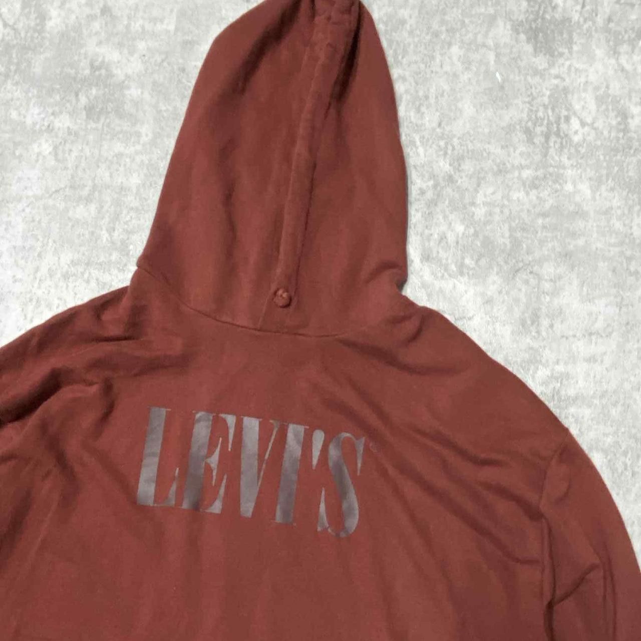 Levi's Burgundy Levi's hoodie with silver accents #skater Size US L / EU 52-54 / 3 - 2 Thumbnail