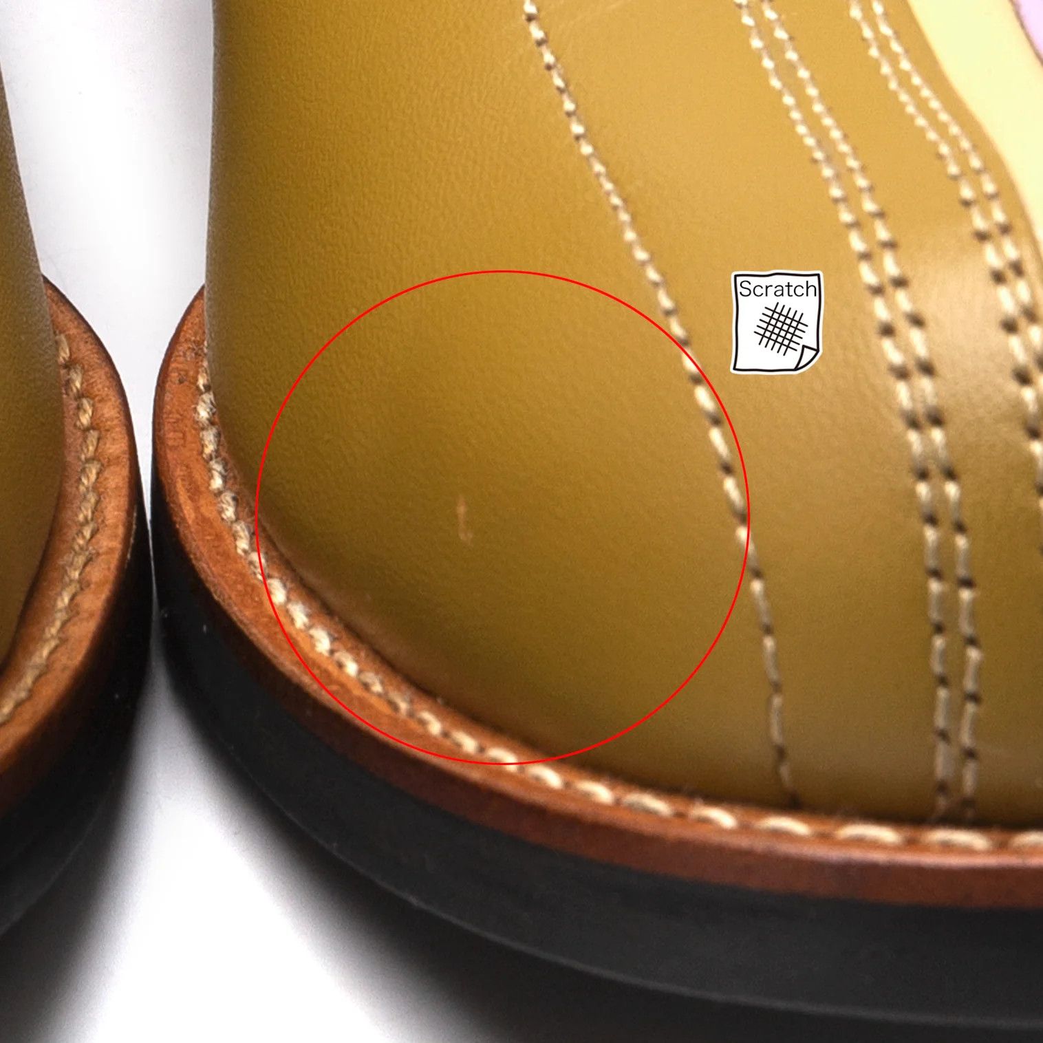 Comme des Garcons Homme Plus Bicolor Leather Shoes Beige Purple Size 27 Size US 9 / EU 42 - 3 Thumbnail