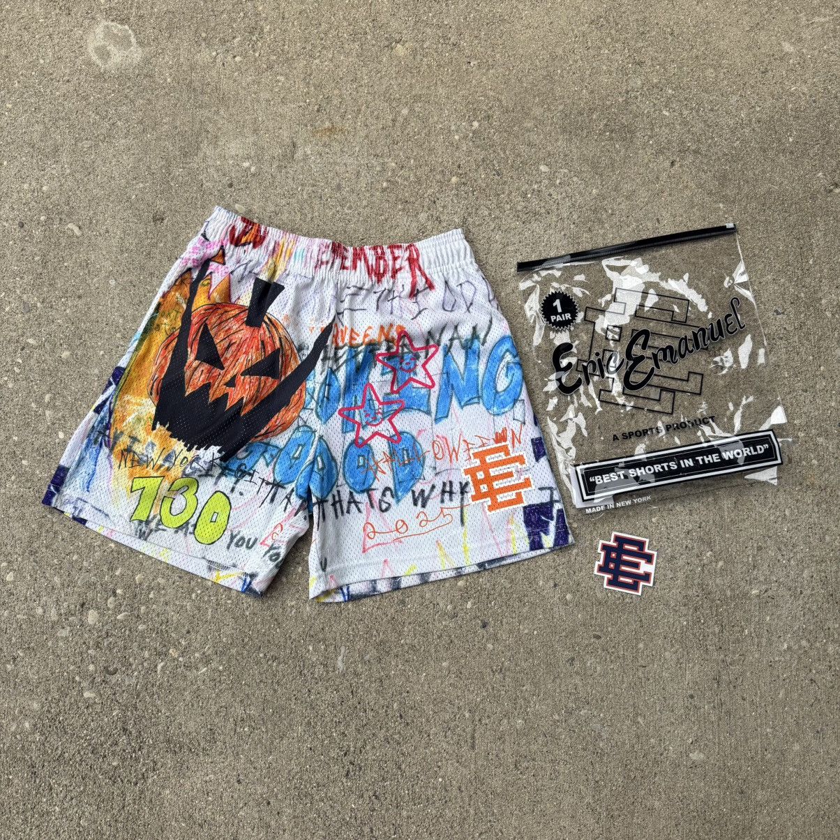 Asspizza × Eric Emanuel Asspizza x Eric Emmanuel Halloween Shorts Size Large Size US 34 / EU 50 - 1 Thumbnail
