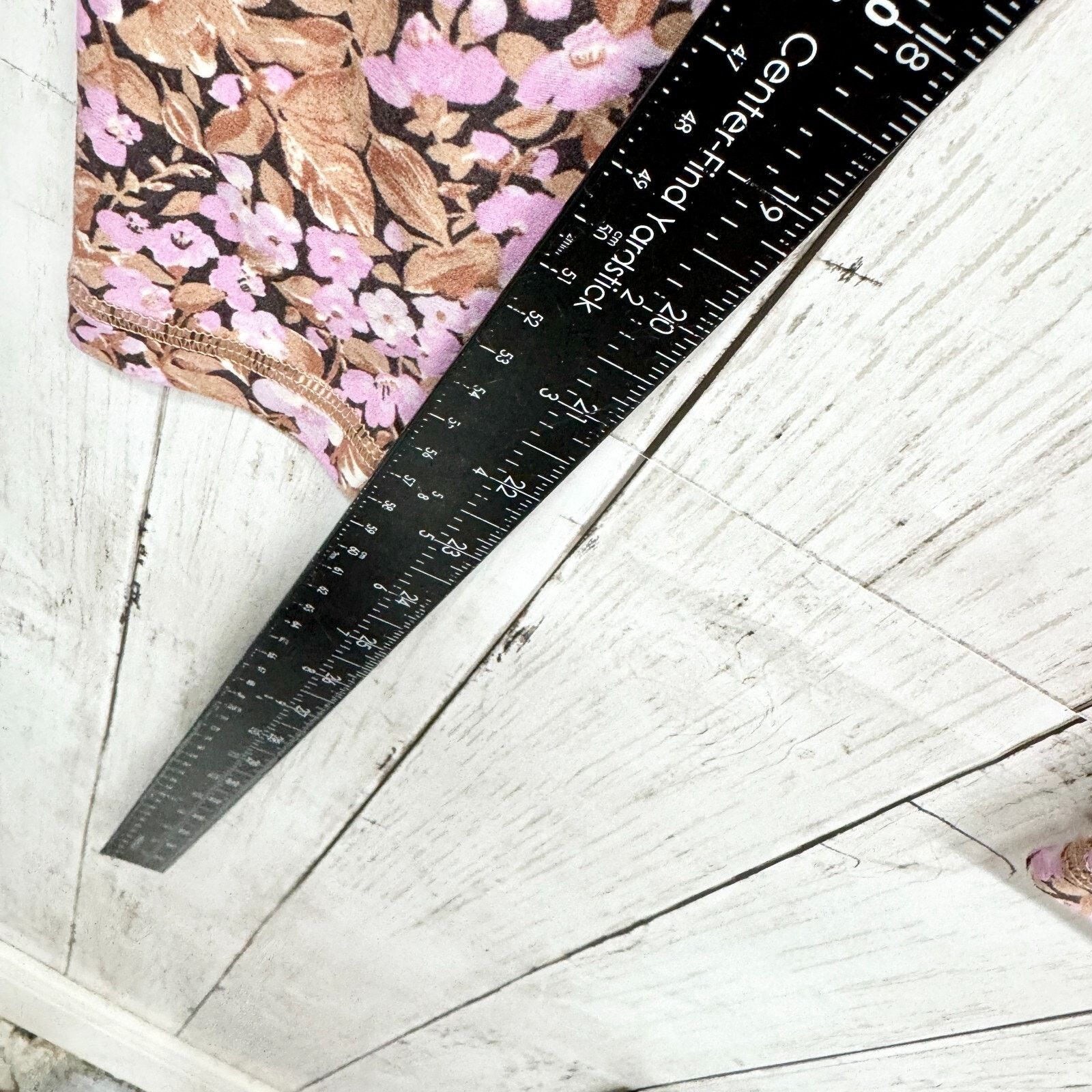 American Eagle Outfitters Offline by Aerie Pants Sz Small Floral Full Length Leggings Size 27" / US 4 / IT 40 - 4 Thumbnail