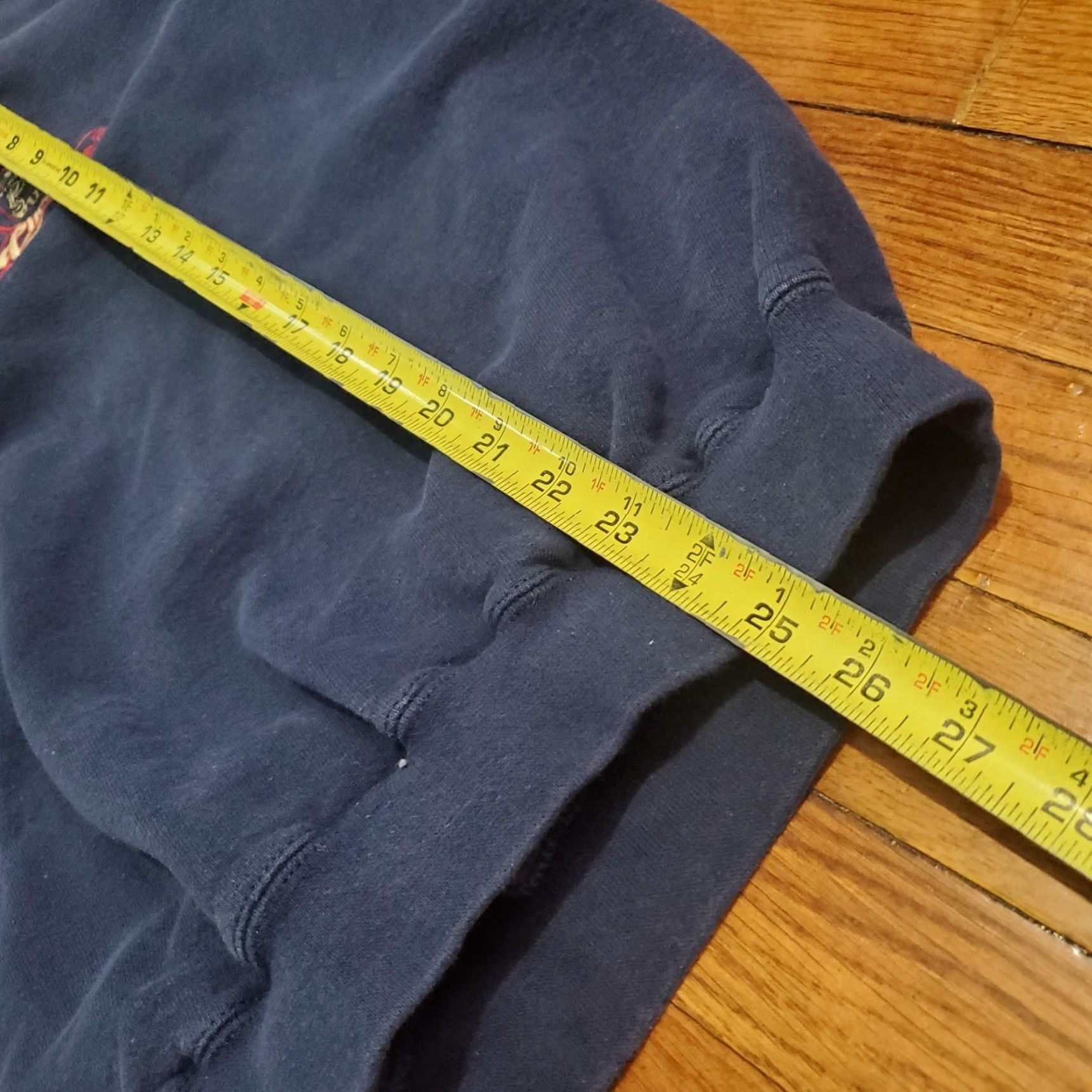Lee VINTAGE Lee Sweatshirt Crew Neck Pullover USA 90s Graphic Embroidered Navy Blue Medium Unisex Adults Size US M / EU 48-50 / 2 - 7 Thumbnail
