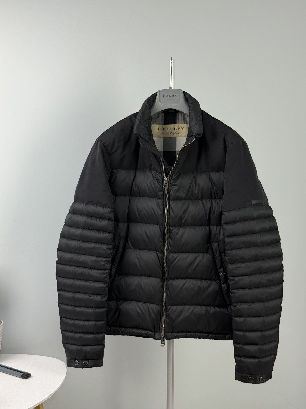 Burberry Burberry Nova Check Men’s Down Puffer Jacket Size US L / EU 52-54 / 3 - 2 Thumbnail