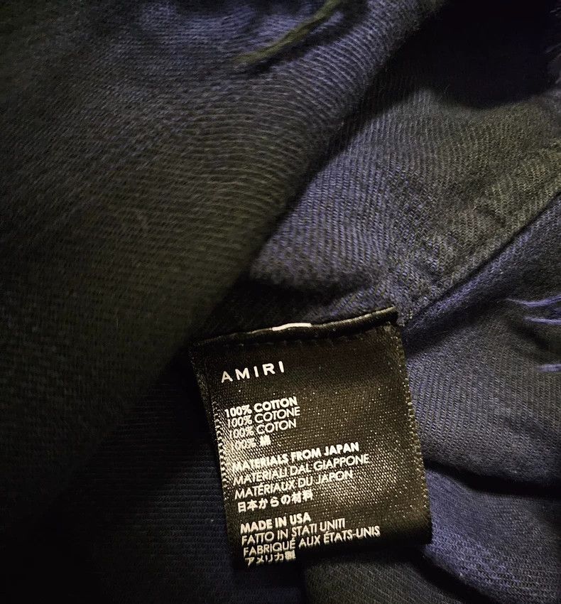 Amiri Amiri Gradient blue plaid shirt Size US L / EU 52-54 / 3 - 5 Thumbnail