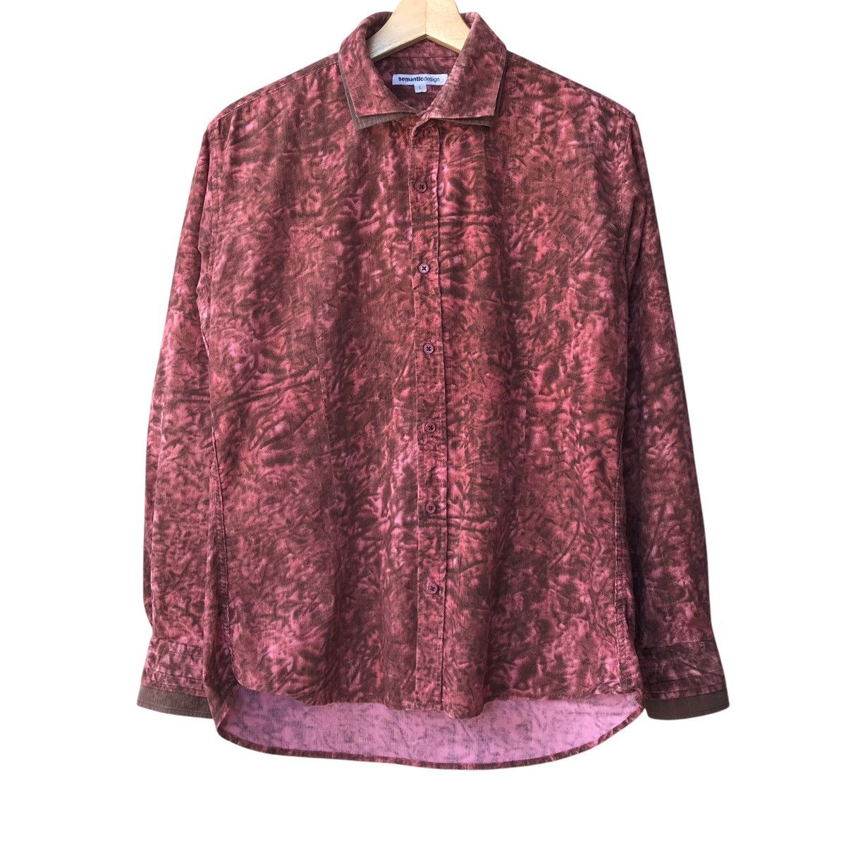 Semantic Design Japan Full Print Corduroy Shirt