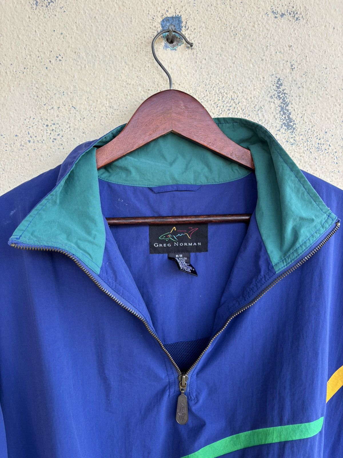 Greg Norman Greg Norman Half Zipper Nylon Windbreaker Size US M / EU 48-50 / 2 - 4 Thumbnail