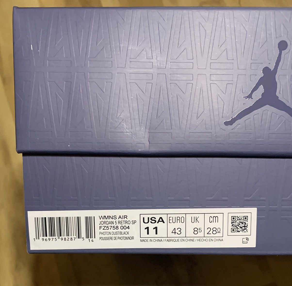 Nike Jordan 5 Retro x A Ma Maniere Dust W Size US 9.5 / EU 42-43 - 3 Thumbnail