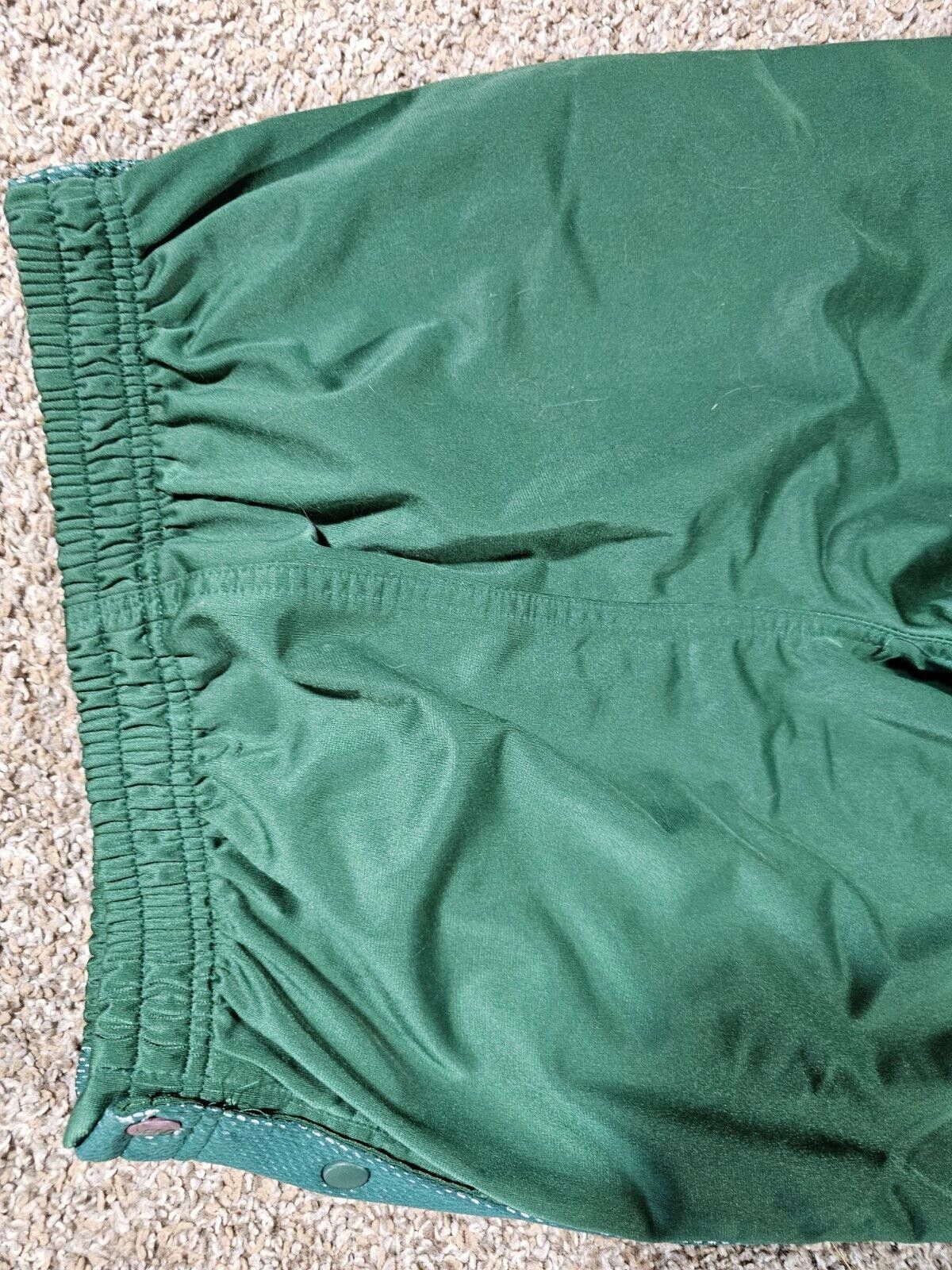 Designer green warm up tear away athletic pants Size US 32 / EU 48 - 9 Thumbnail