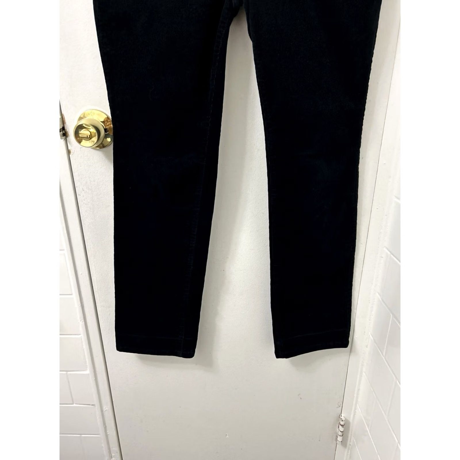 Talbots Talbots Corduroy Pants Womens 6x30 Black Simply Flattering 5-Pocket Trousers Size 28" / US 6 / IT 42 - 3 Thumbnail
