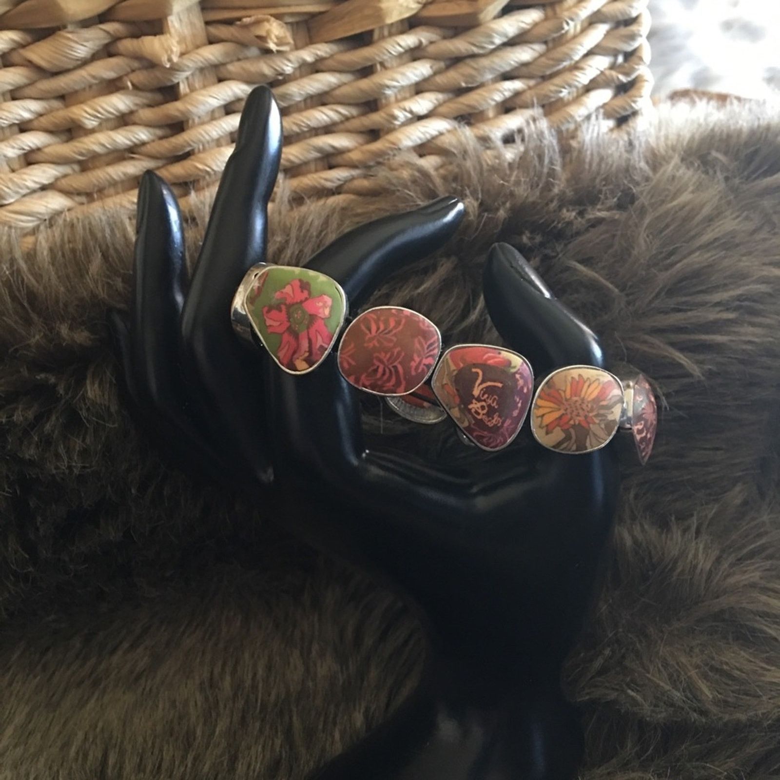 Jewelry Viva Beads colorful polymer clay stretch bracelet Size ONE SIZE - 2 Thumbnail