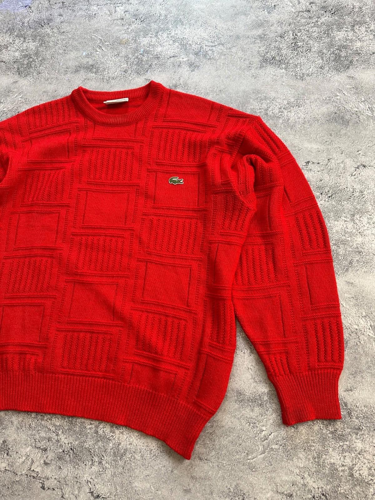 Lacoste Vintage 90s Lacoste Sweater Wool Knitwear Sz 5 Size US L / EU 52-54 / 3 - 3 Thumbnail