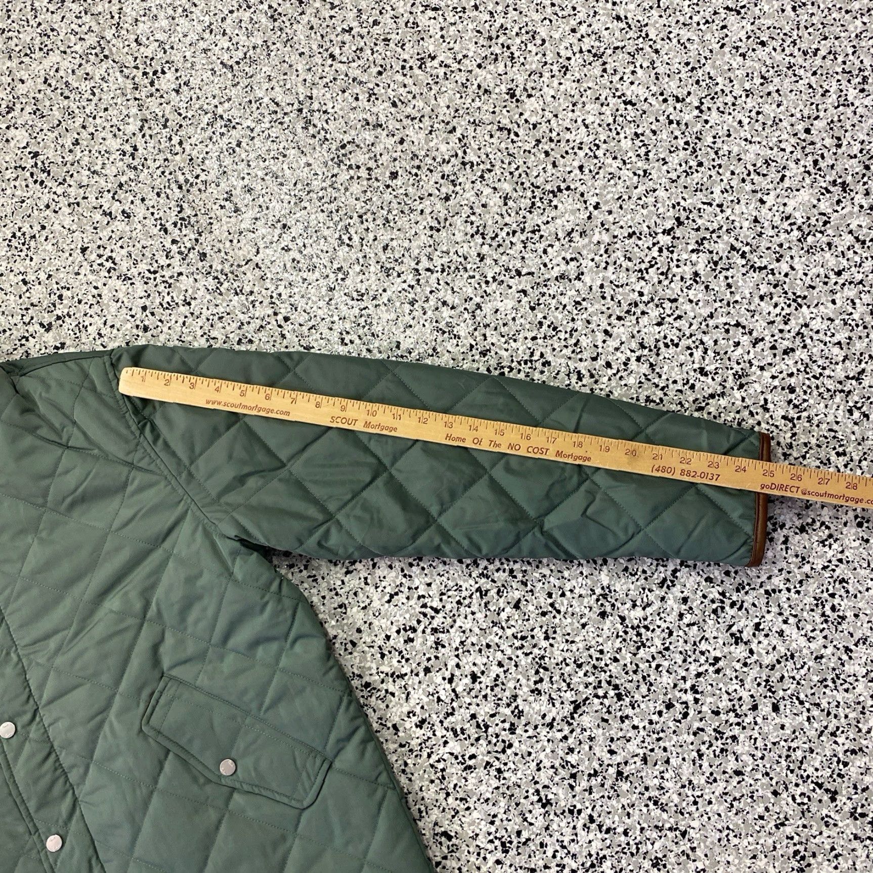 Robert Graham Robert Graham Quilted Field Jacket Green Mens Medium Water Repellent NWT Size US M / EU 48-50 / 2 - 4 Thumbnail