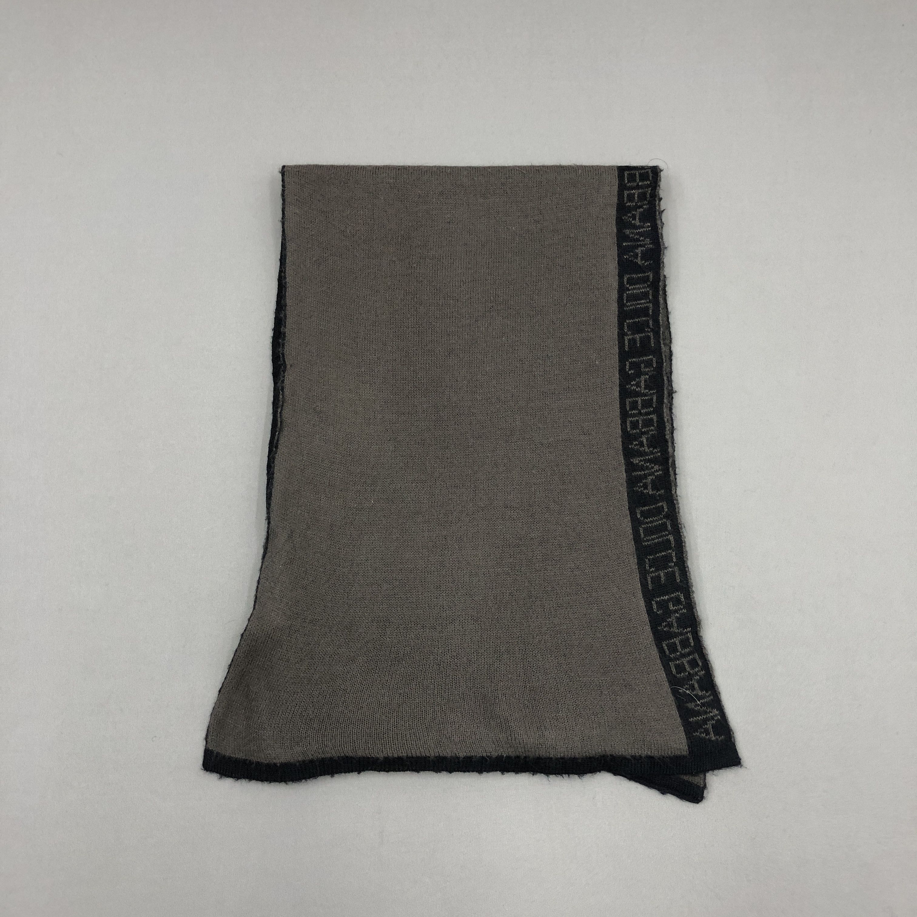 Dolce & Gabbana Vintage Dolce Gabbana Scarf Muffler Knit Wool Scarves Size ONE SIZE - 2 Thumbnail