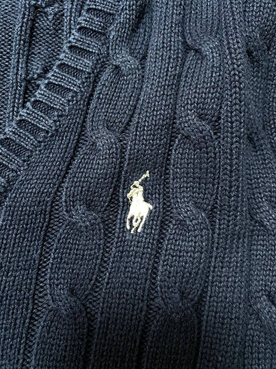 Polo Ralph Lauren Polo Ralph Lauren Cable-Knit V-Neck Jumper Size M Size M / US 6-8 / IT 42-44 - 6 Thumbnail
