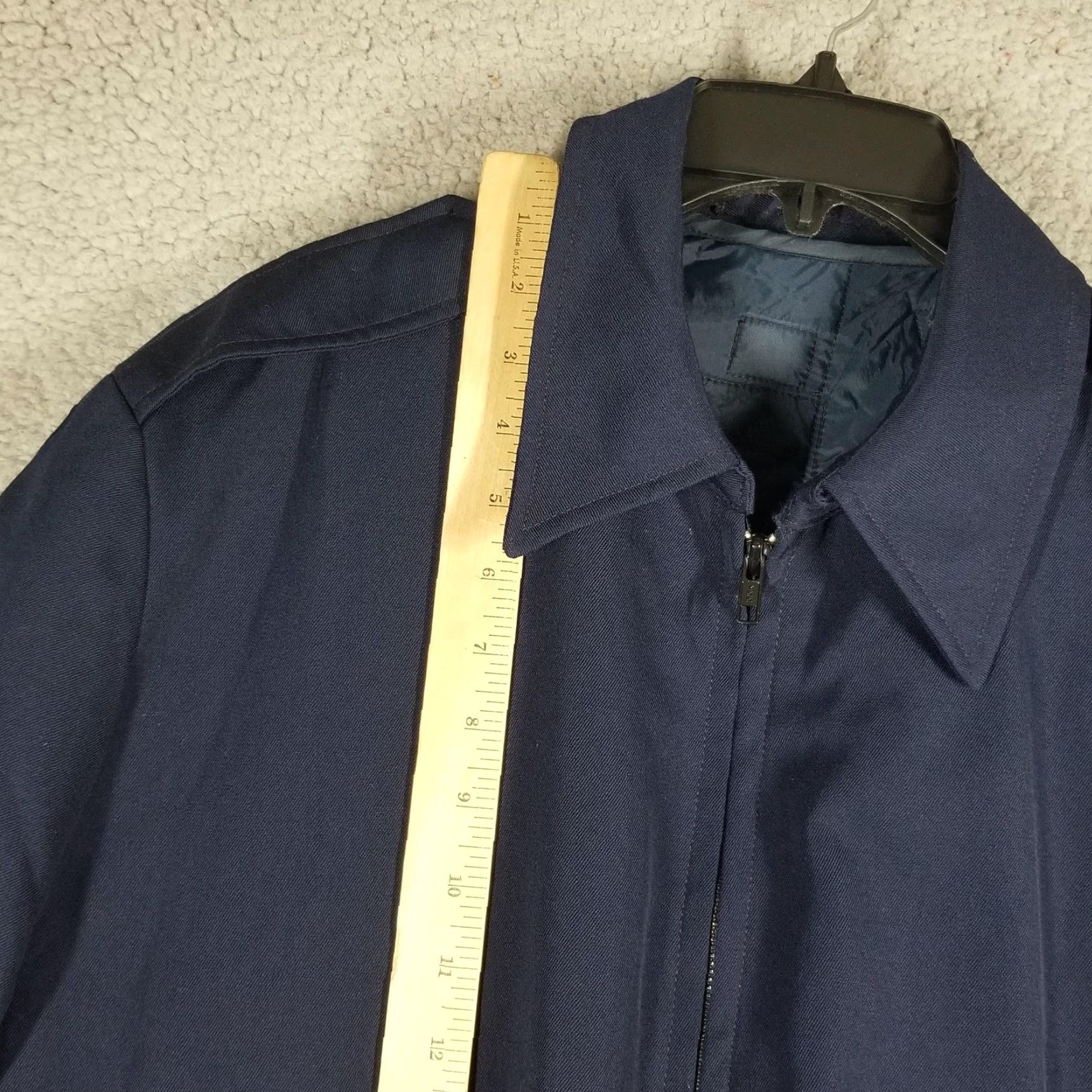 Vintage Vintage US Military Jacket Mens Large Blue Lightweight Removable Liner Wool 90s Size US L / EU 52-54 / 3 - 5 Thumbnail