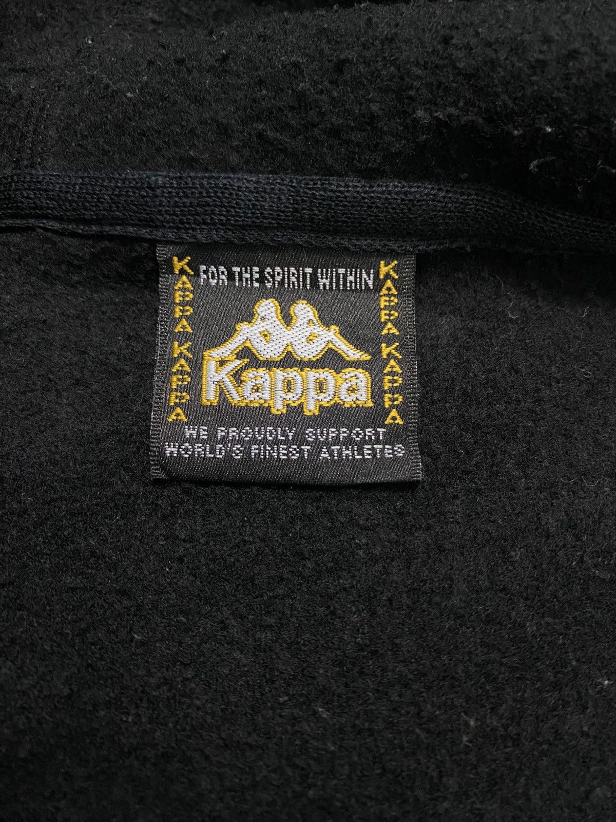 Japanese Brand × Kappa × Vintage Vintage kappa sports anorak fleece jacket big logos Size US L / EU 52-54 / 3 - 7 Thumbnail