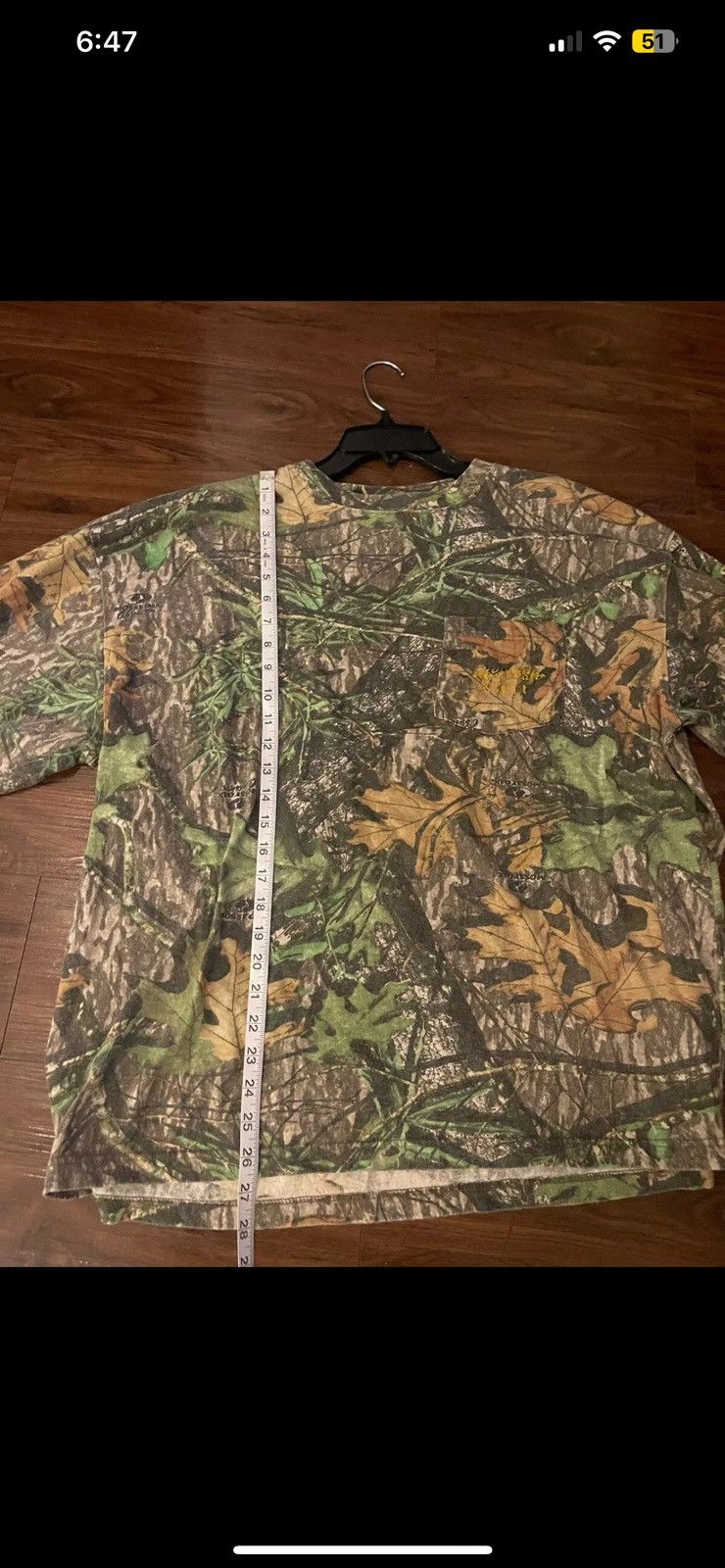 Jerzees × Vintage VTG Jerzees LARGE Mossy Oak Breakup Camo Long Sleeve Size US XL / EU 56 / 4 - 6 Thumbnail